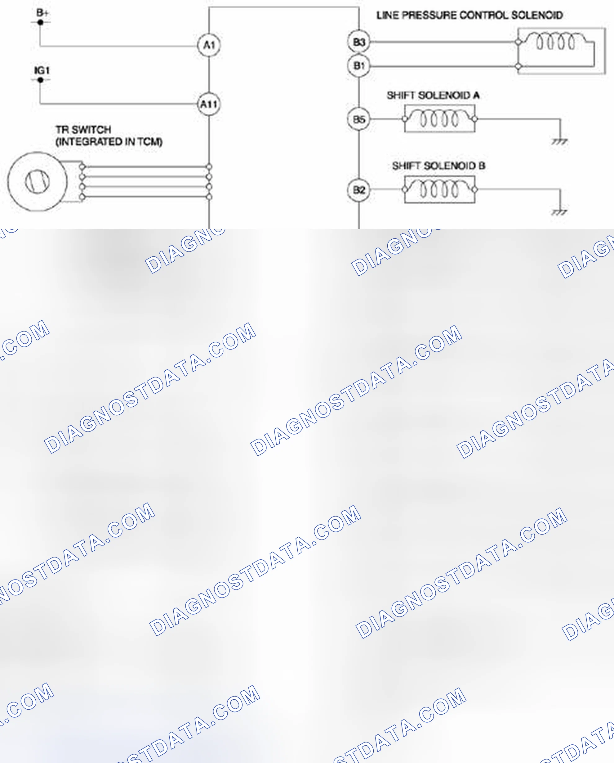 Scheme 650: On-Board Diagnostic System Automatic Transaxle Wiring Diagram (AY6A-EL)