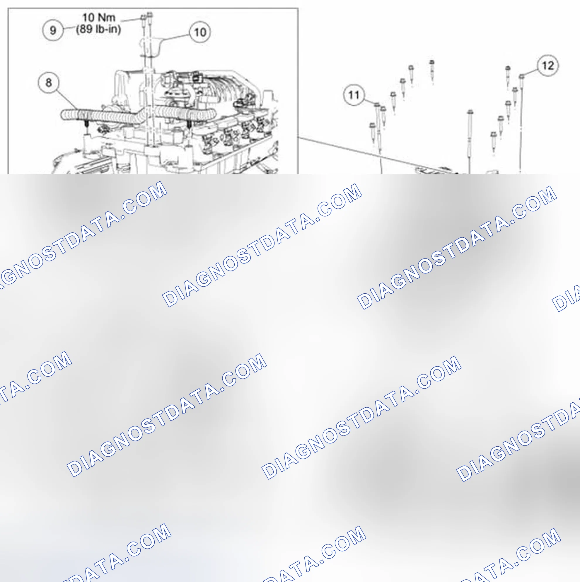 Scheme 1555: Supercharger (SC) Drive Belt, Intake Manifold and Gaskets