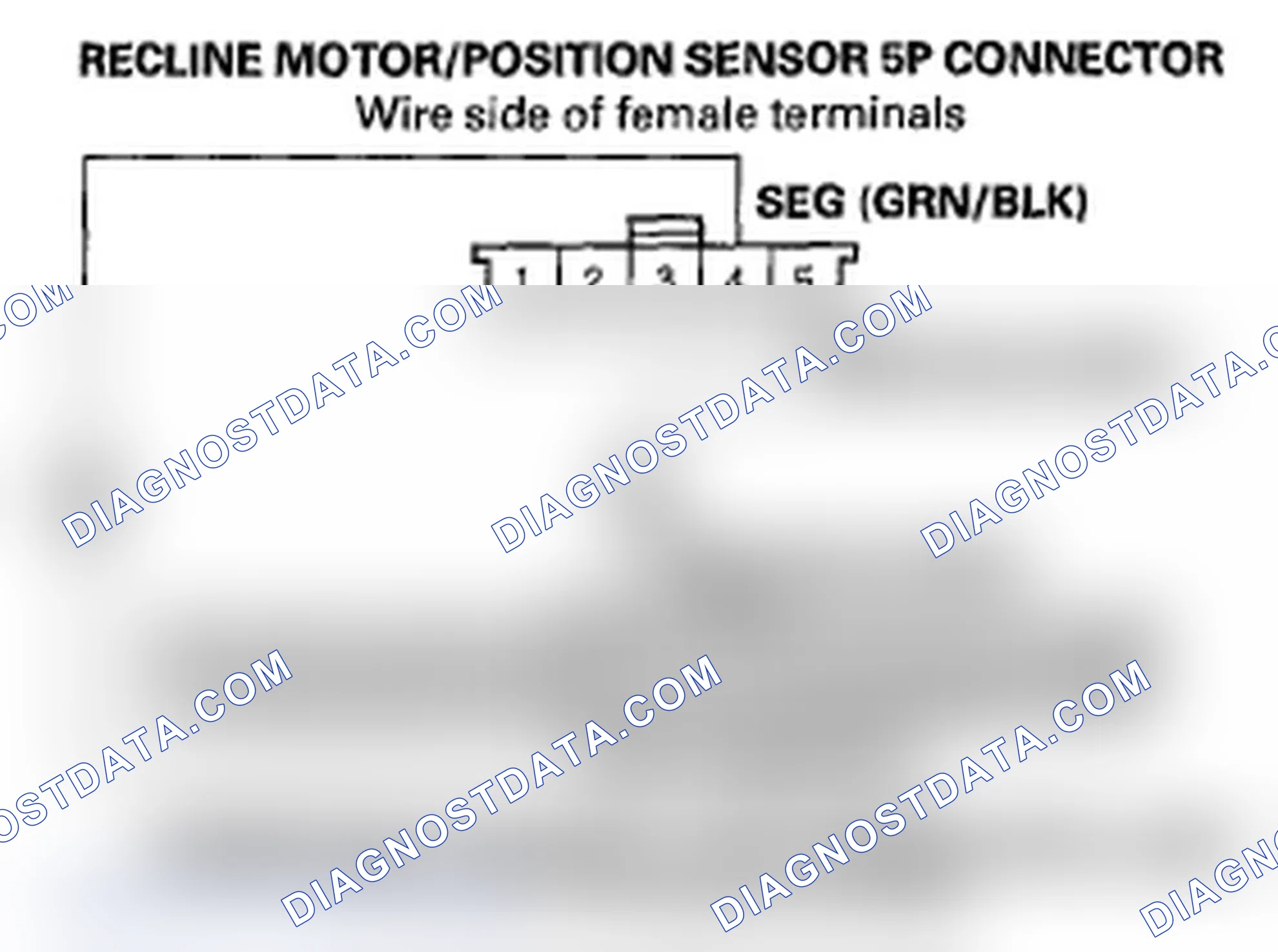 Scheme 58: DTC B1828: Power Seat Recline Motor Pulse Error ('07-08 models)