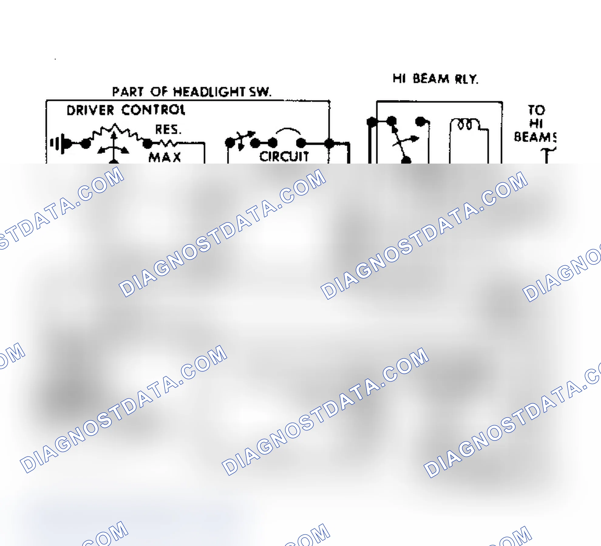 Scheme 6: Town Car Headlight Dimmer Wiring Diagram