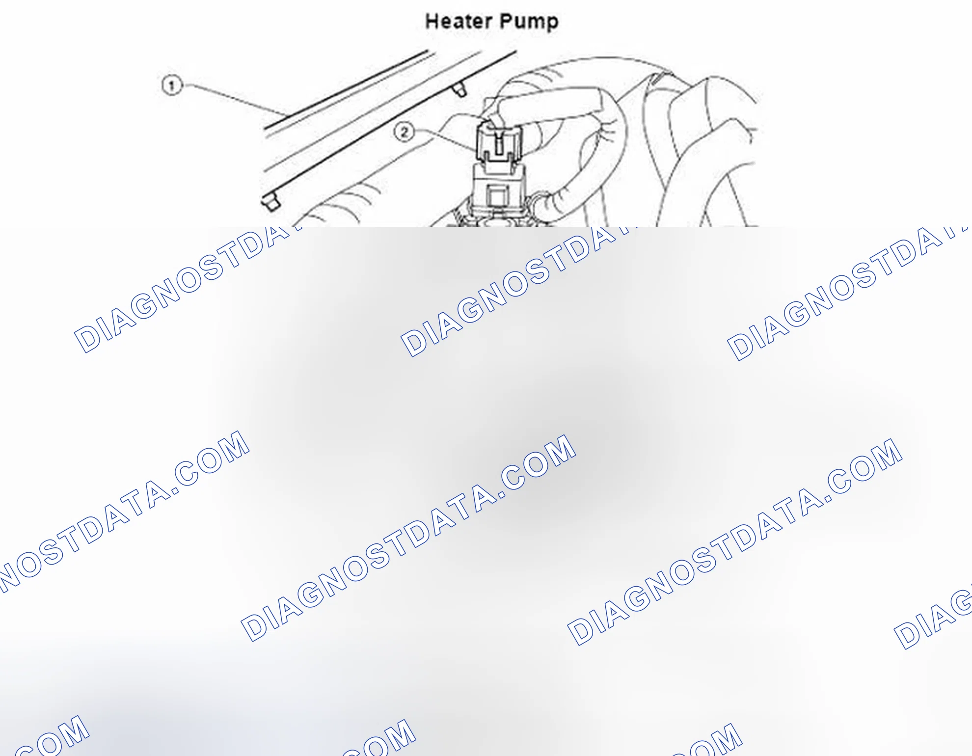 Fig. 179: Identifying Heater Pump Components