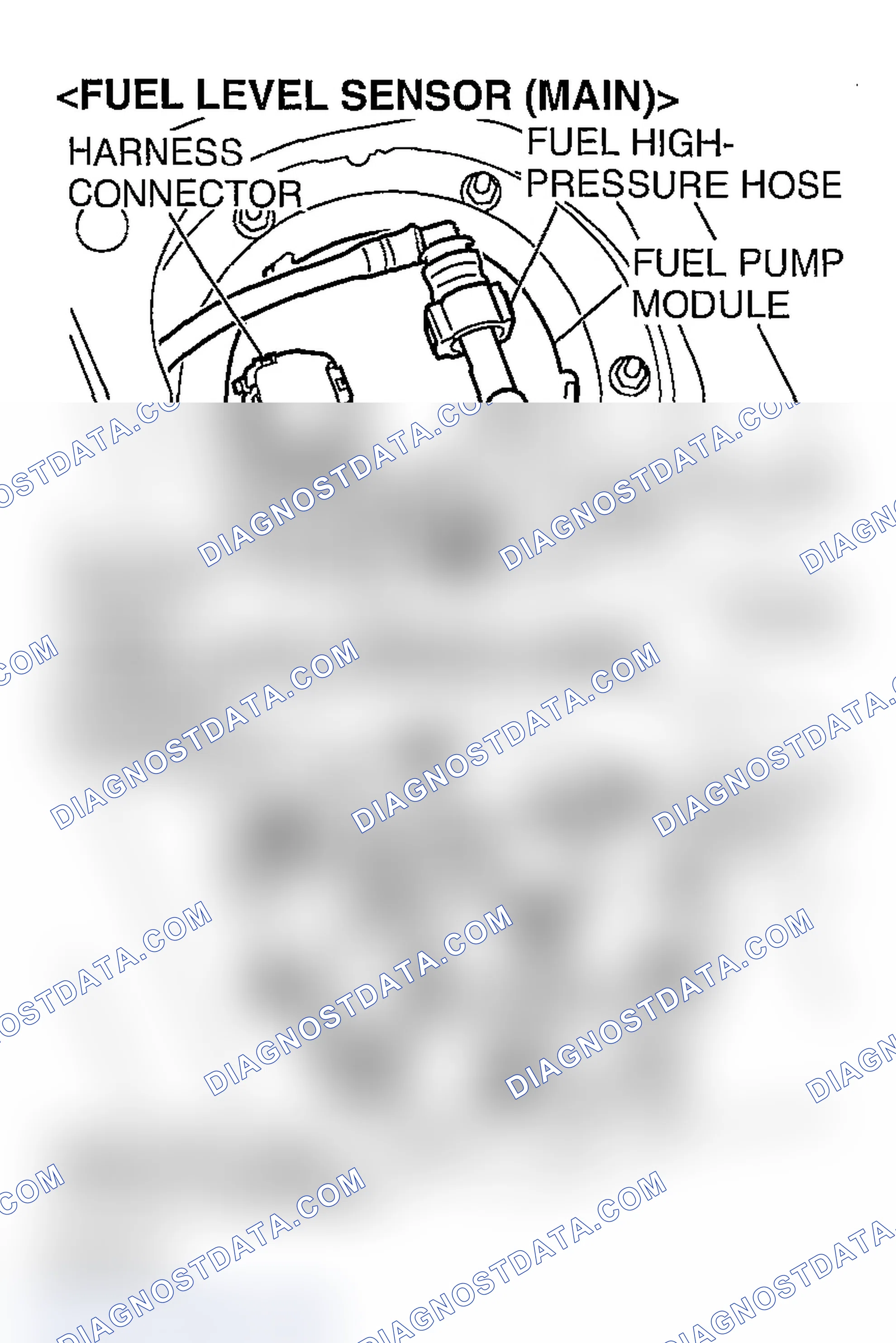 Scheme 60: FUEL LEVEL SENSOR REPLACEMENT