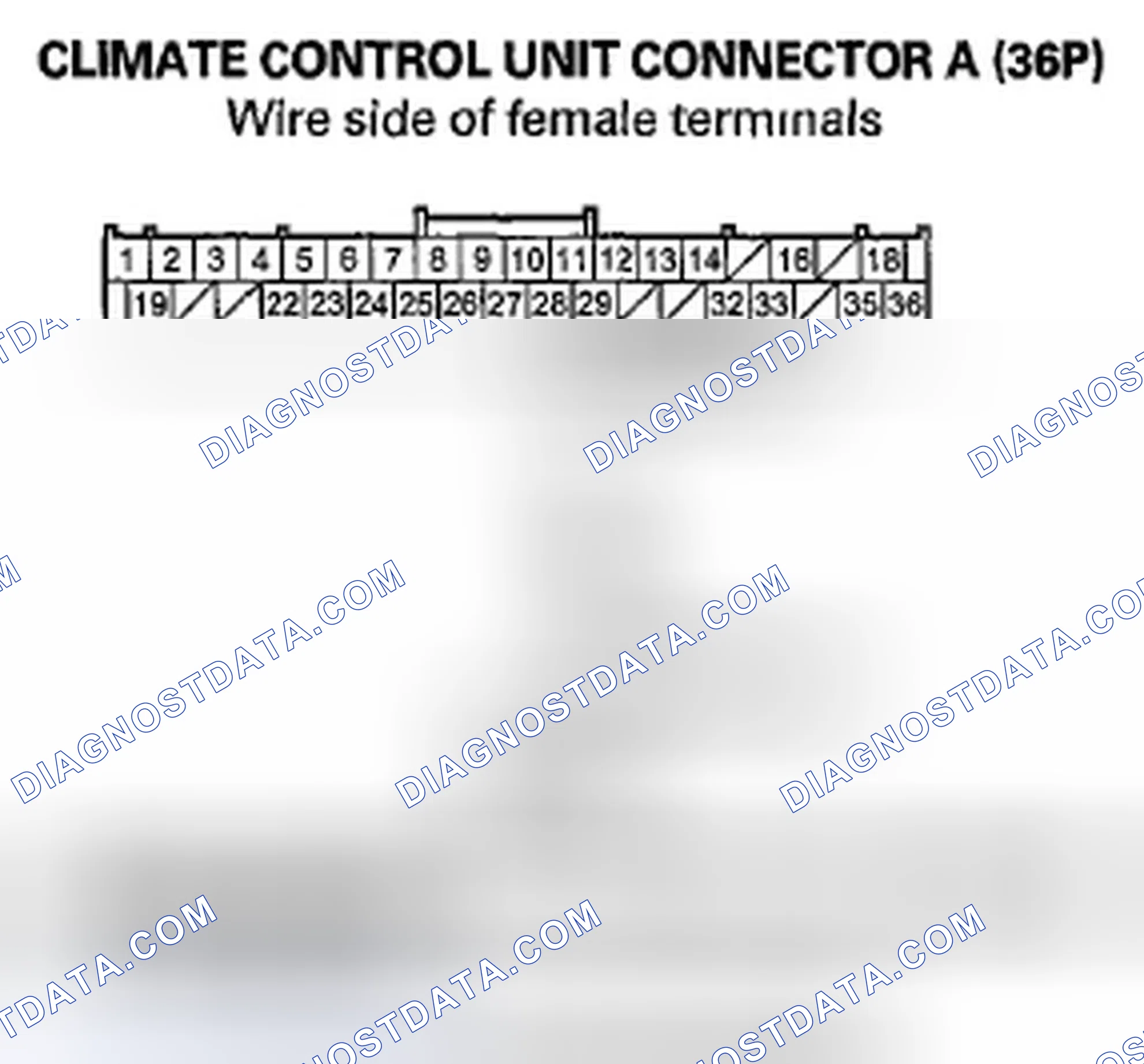 Scheme 35: DTC B1213 or DTC Indicator N: An Open In the Rear Evaporator Temperature Sensor Circuit
