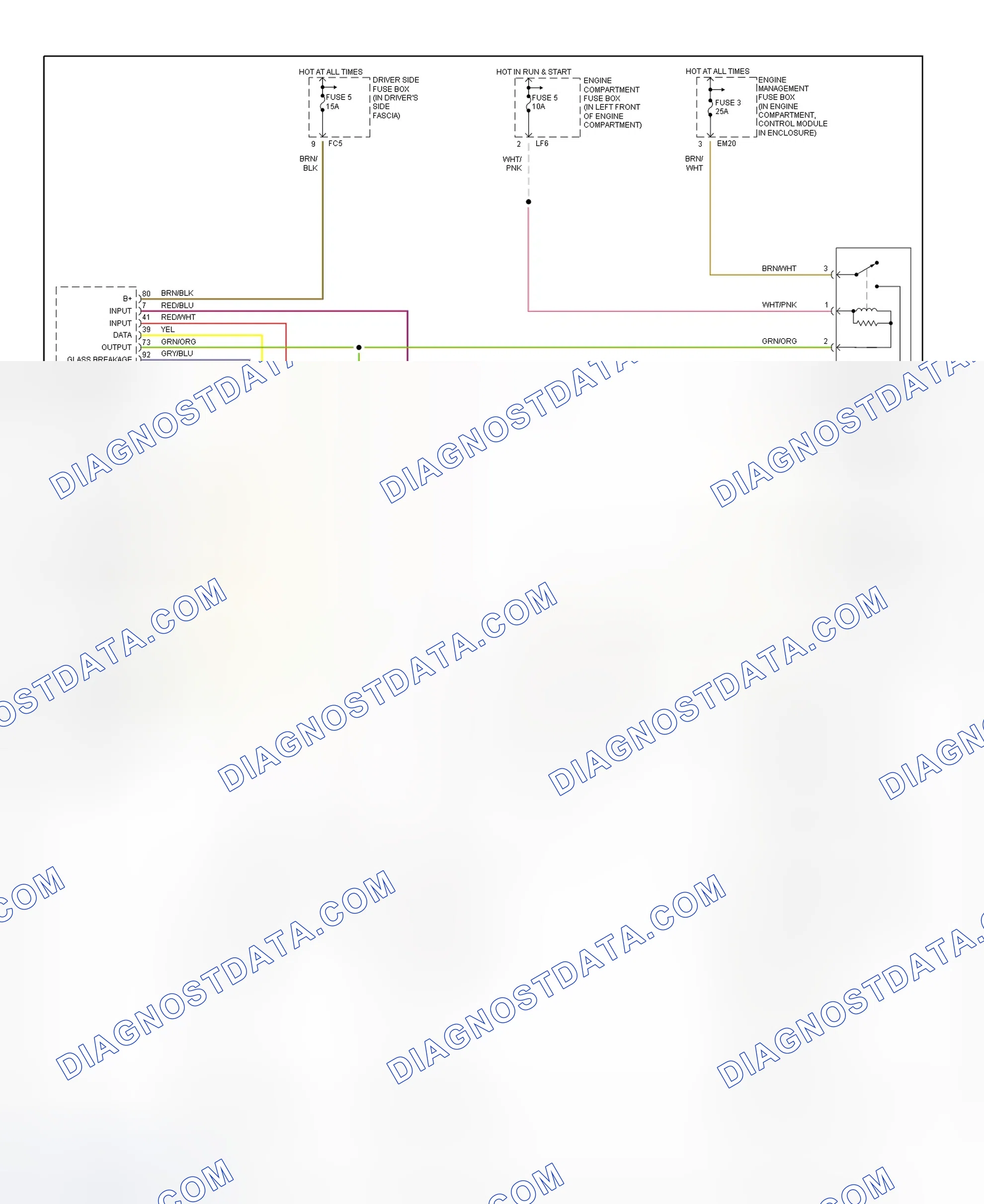 Scheme 3: Starting System Wiring Diagram (1998 XK8)
