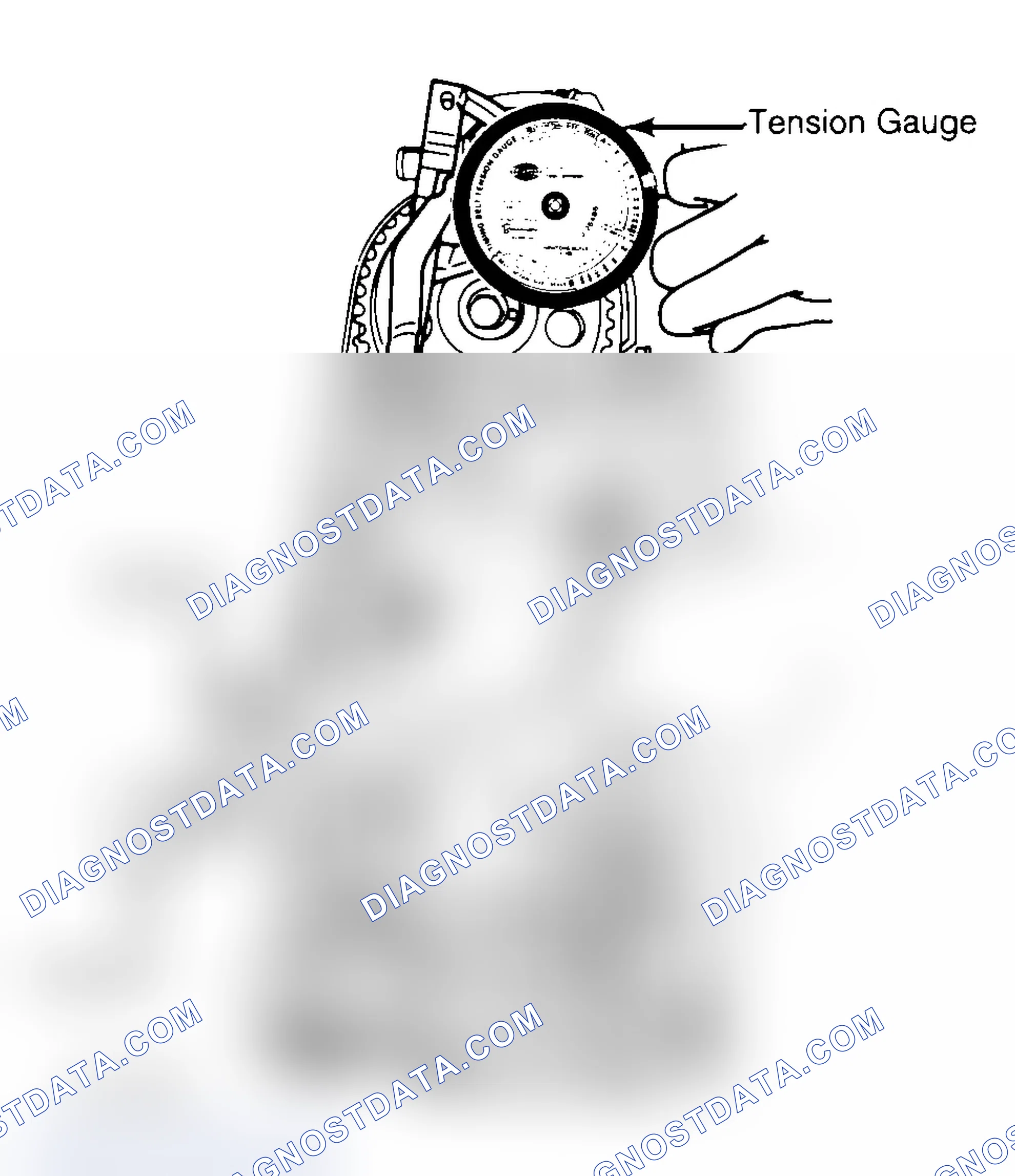 Scheme 28: Adjusting Typical Timing Belt Tension