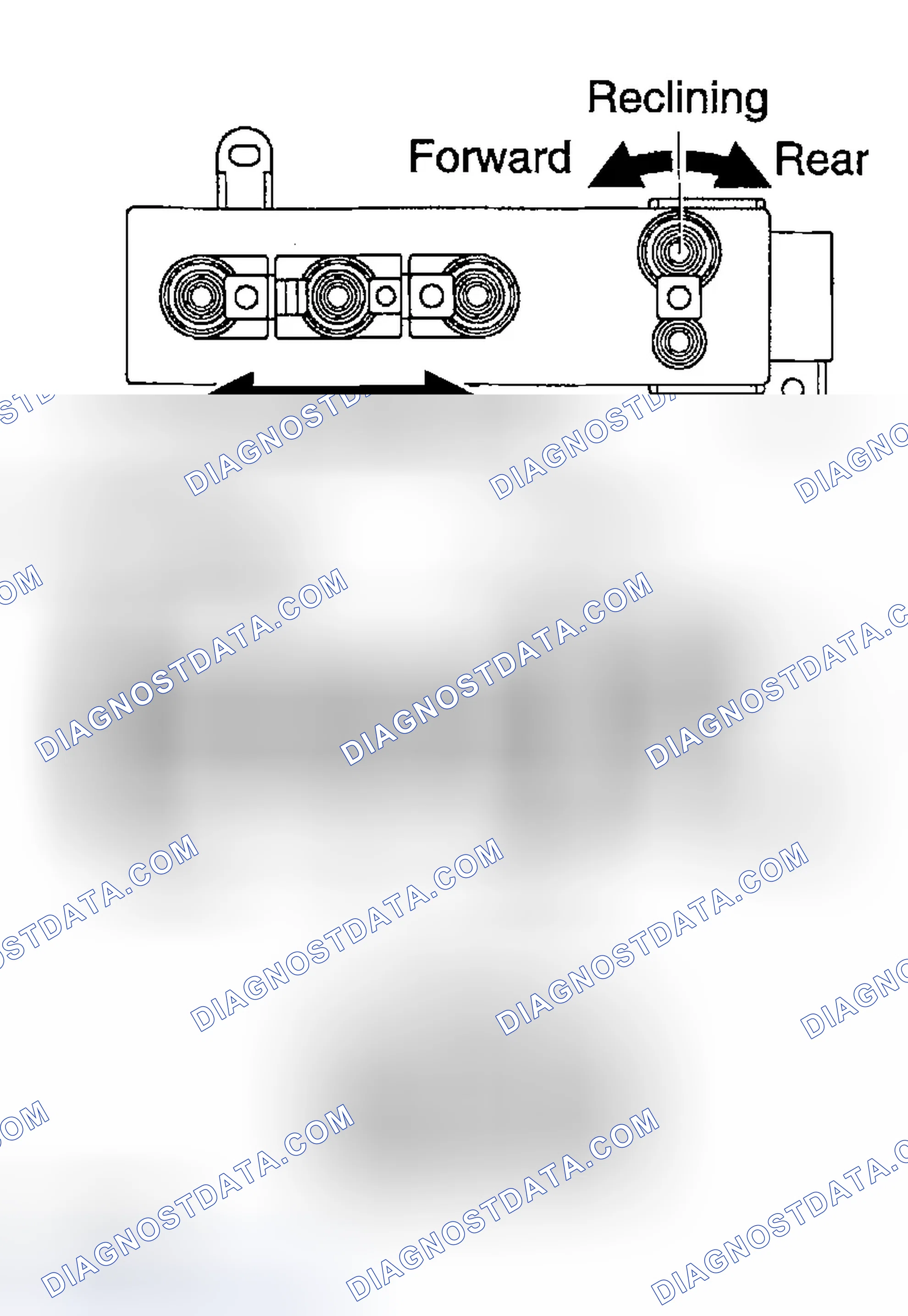 Scheme 15: 1) INSPECT DRIVER'S POWER SEAT SWITCH CONTINUITY