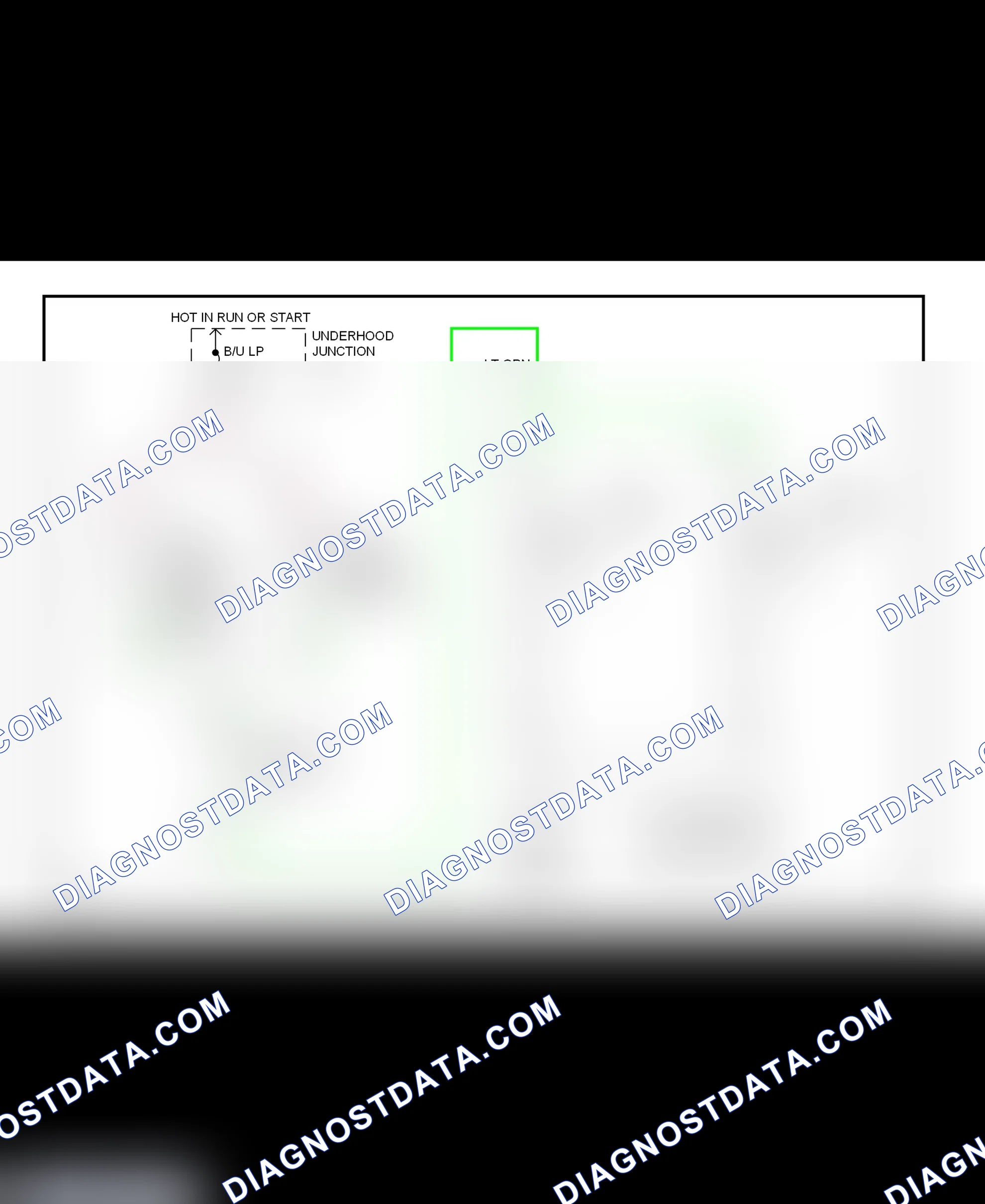 Scheme 70: Back-Up Lights Wiring Diagram (Saturn Coupe)