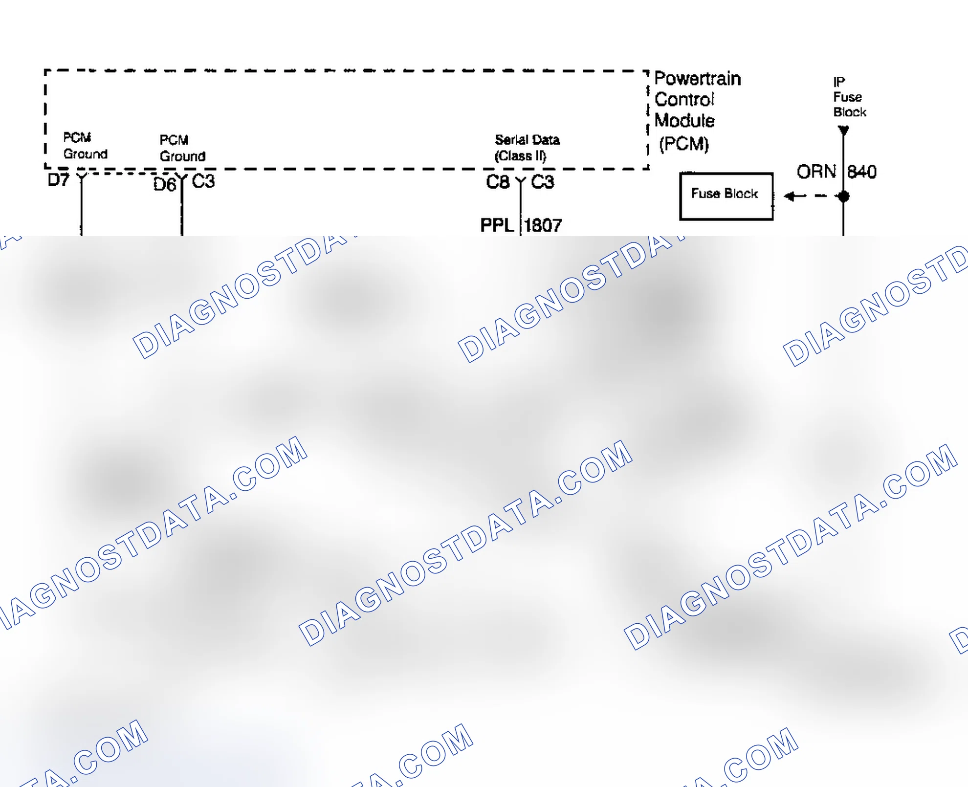 Scheme 15: DTC P1626: VEHICLE THEFT DETERRENT (VTD) CONTROLLER SERIAL DATA CIRCUIT ("C", "G" & "K" SERIES)