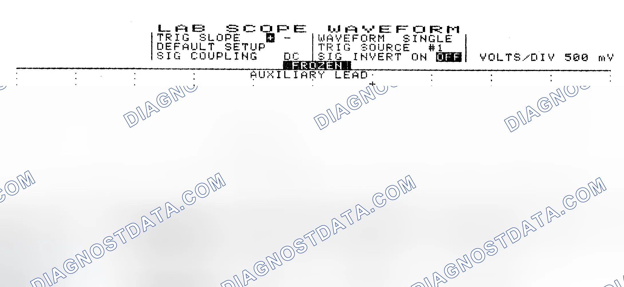 Scheme 10: Single Injector w/Excessive Current Flow - Current Pattern