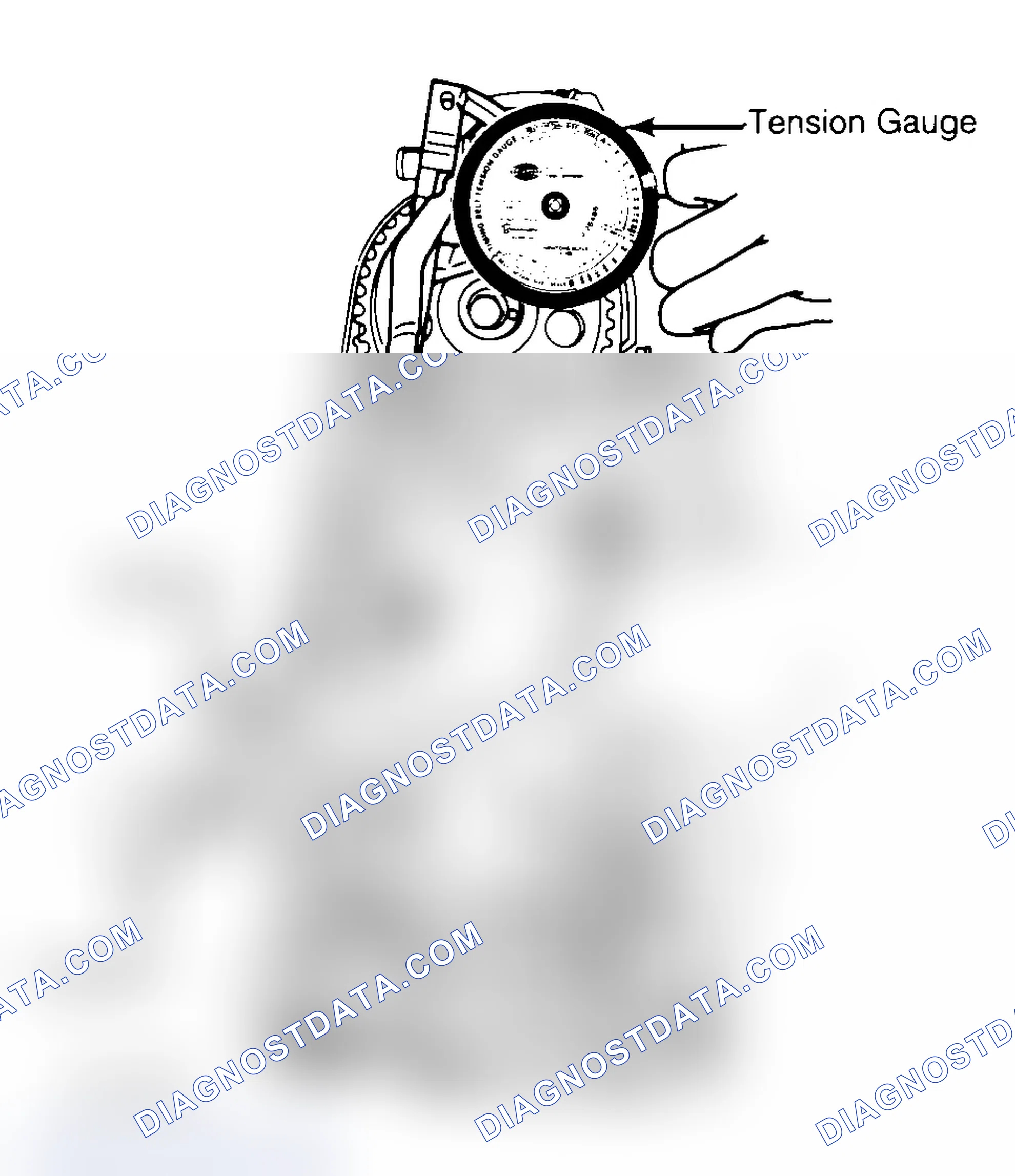 Scheme 28: Adjusting Typical Timing Belt Tension