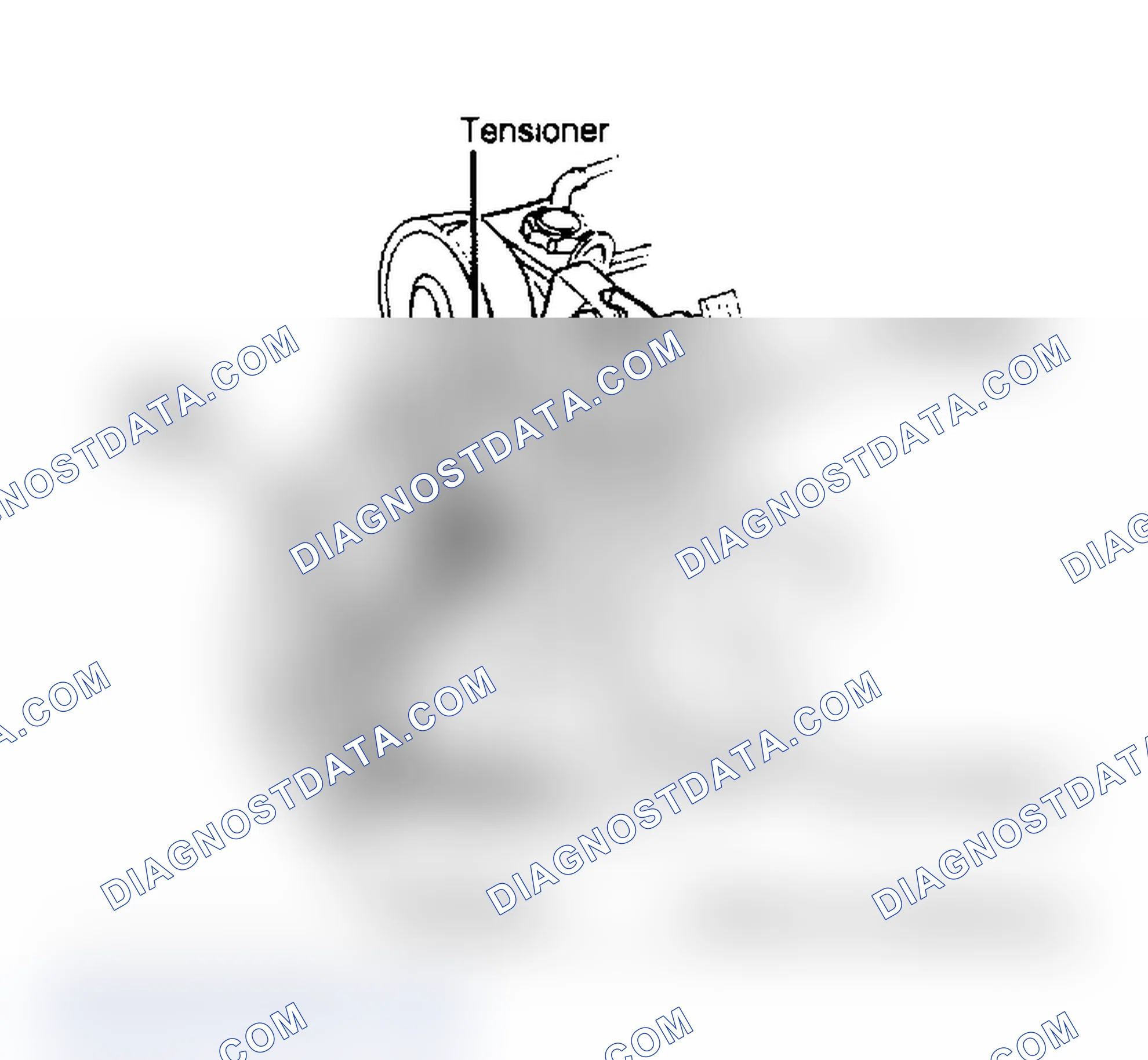 Scheme 2: 2.3L OHC & 2.3L Turbocharged Engine Belt Routing w/out A/C