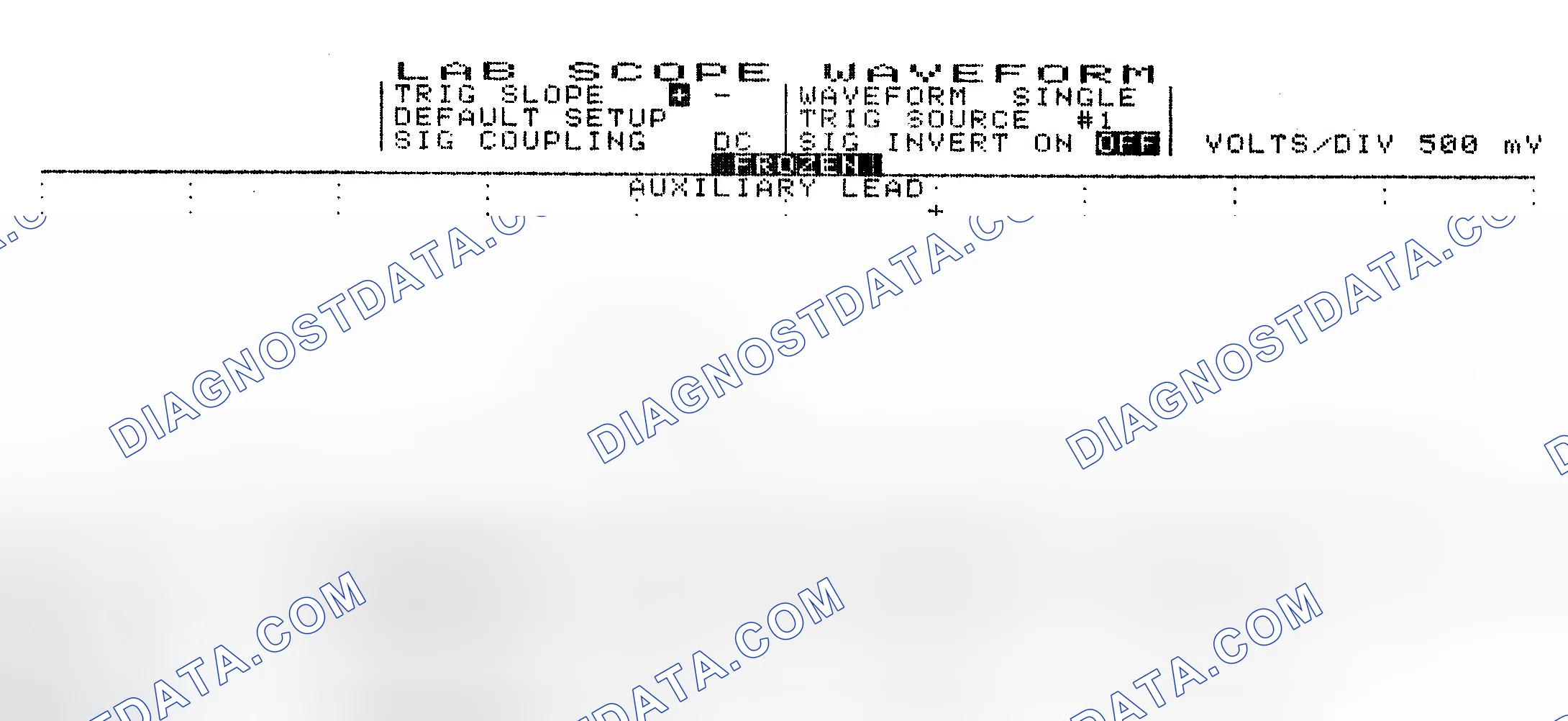 Scheme 10: Single Injector w/Excessive Current Flow - Current Pattern