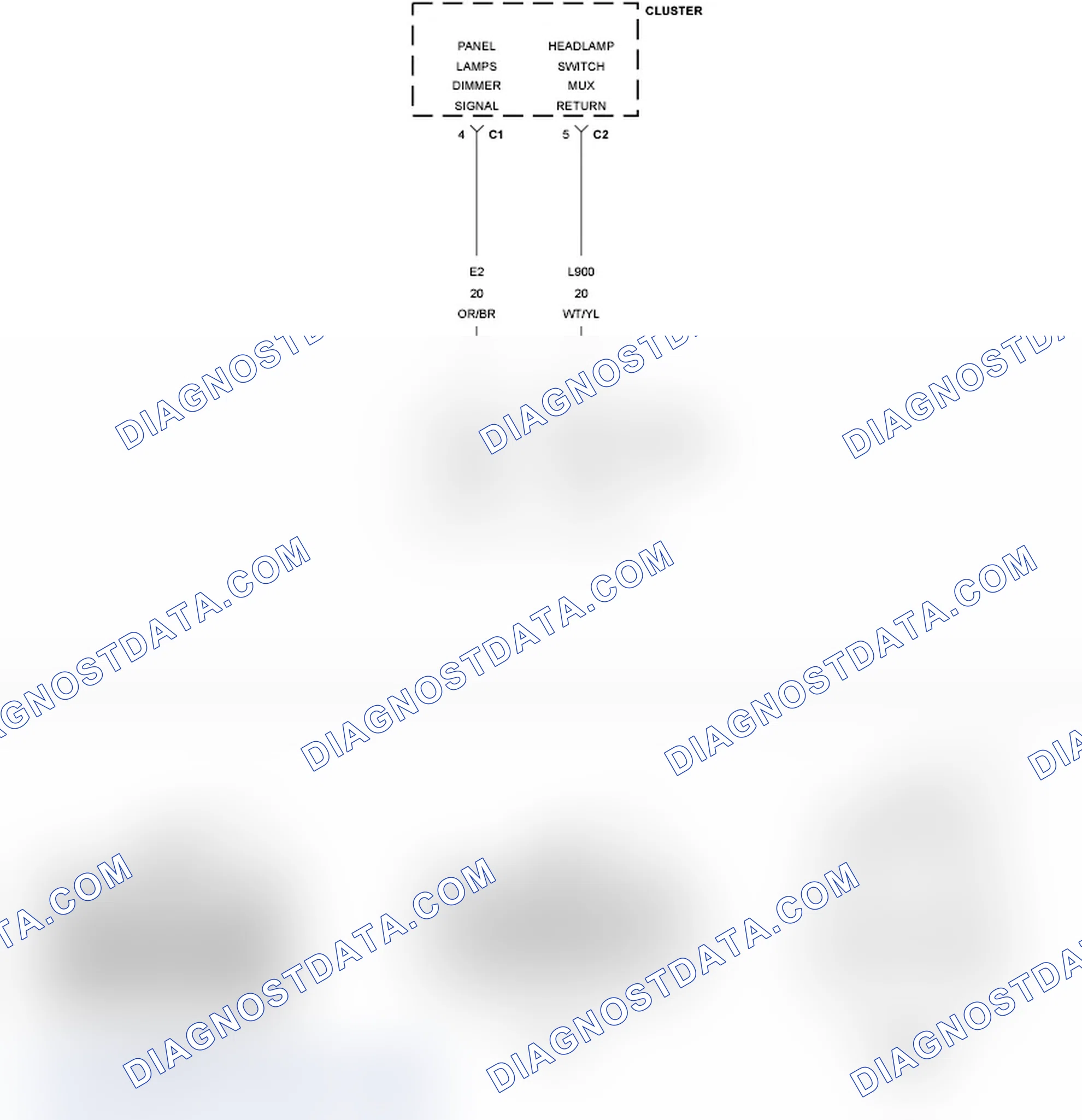Scheme 192: B160A-PANEL DIMMER INPUT CIRCUIT LOW