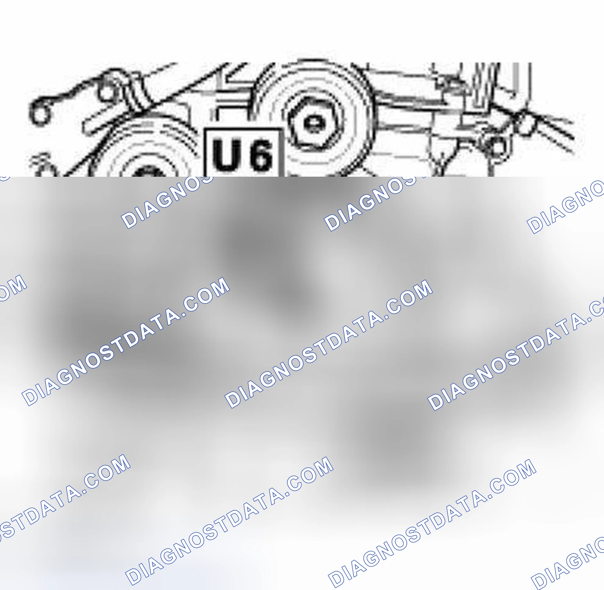 Scheme 124: INSTALLING CAMSHAFTS - CYLINDER BANK 4 - 6