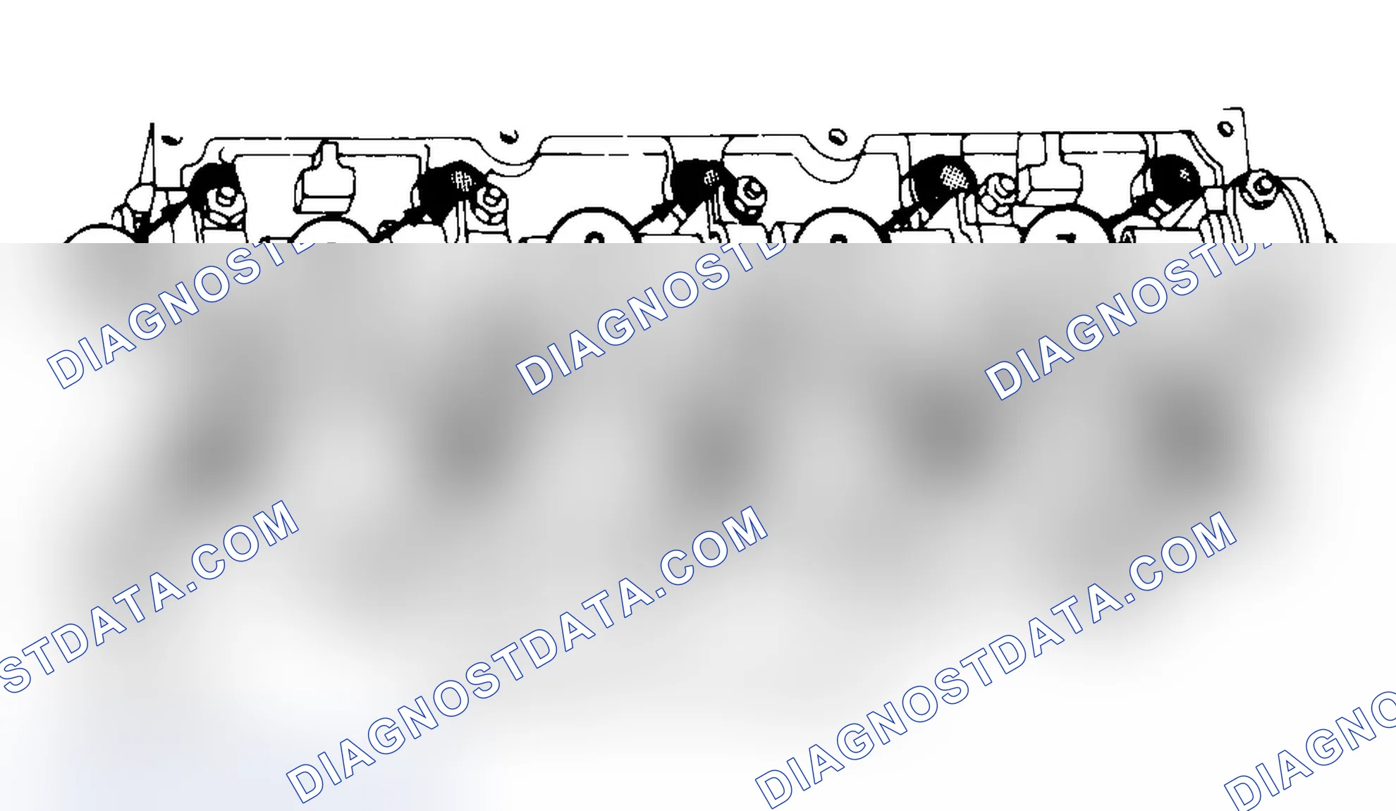 Scheme 7: Typical Cylinder Head Tightening or Loosening Sequence