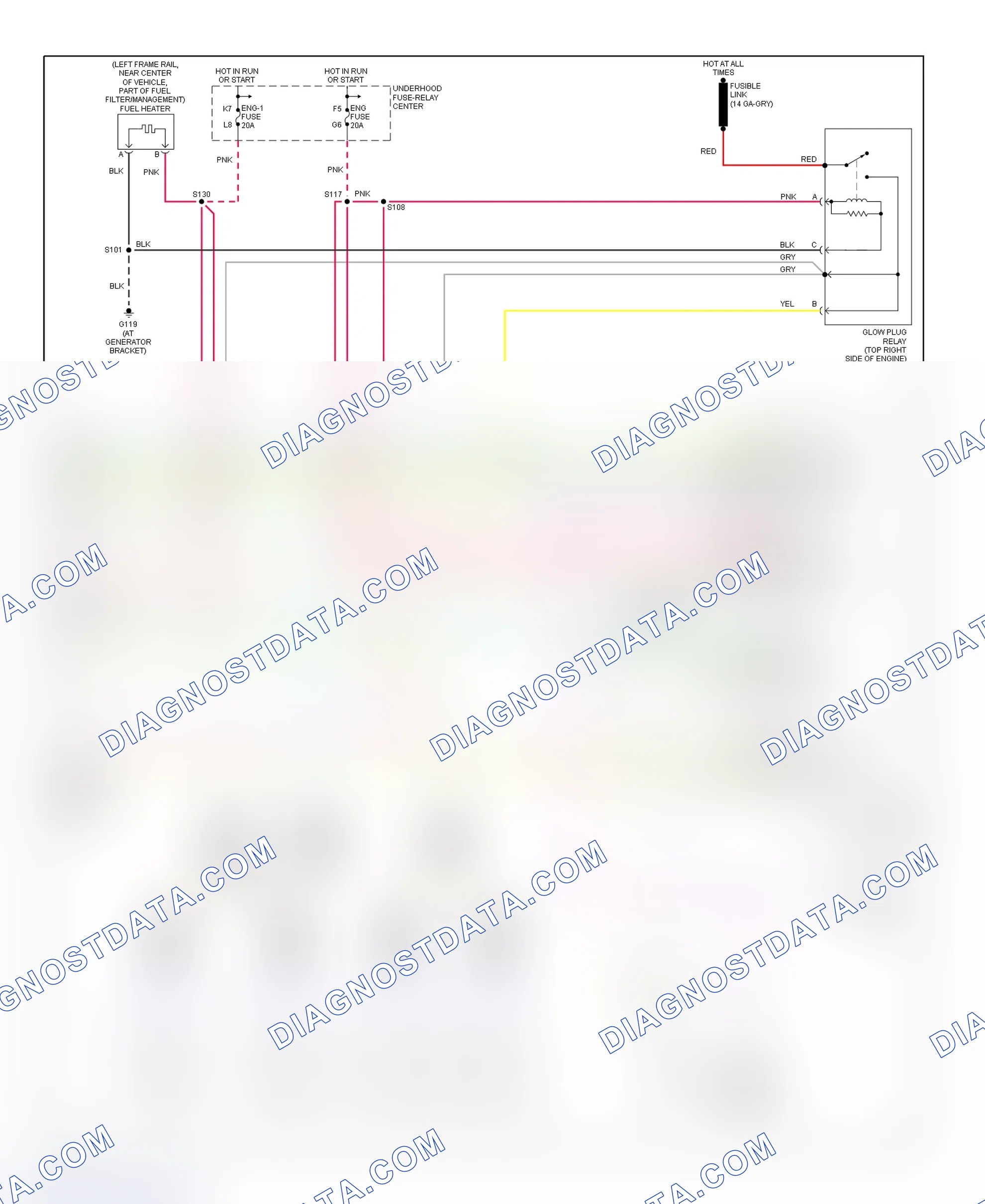 Scheme 59: PCM Wiring Diagram (Express & Savana - 6.5L - 4 Of 4)