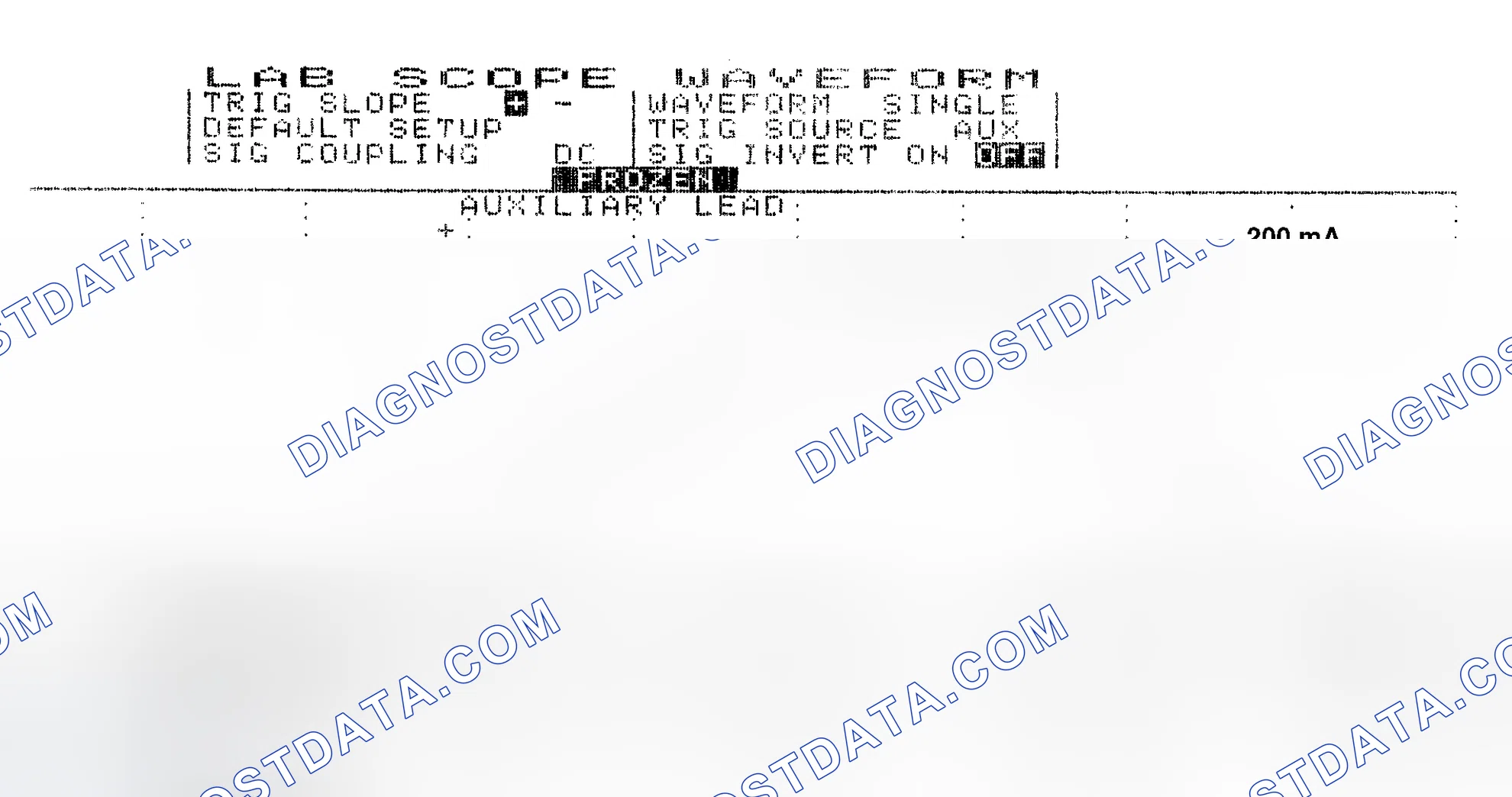 Scheme 13: Single Injector w/Normal Current Flow - Current Pattern