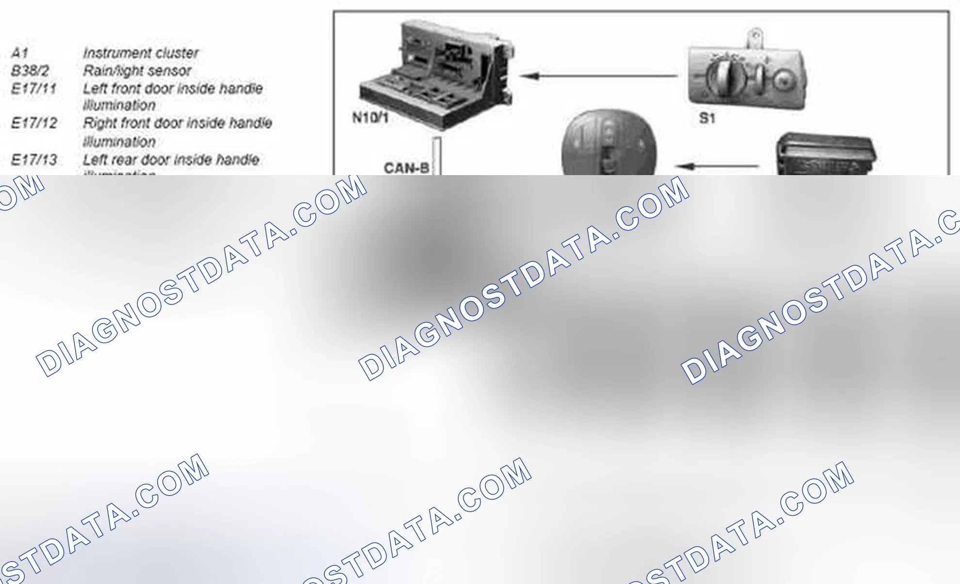 Scheme 126: Instrument cluster illumination, function - GF54.30-P-2007TM