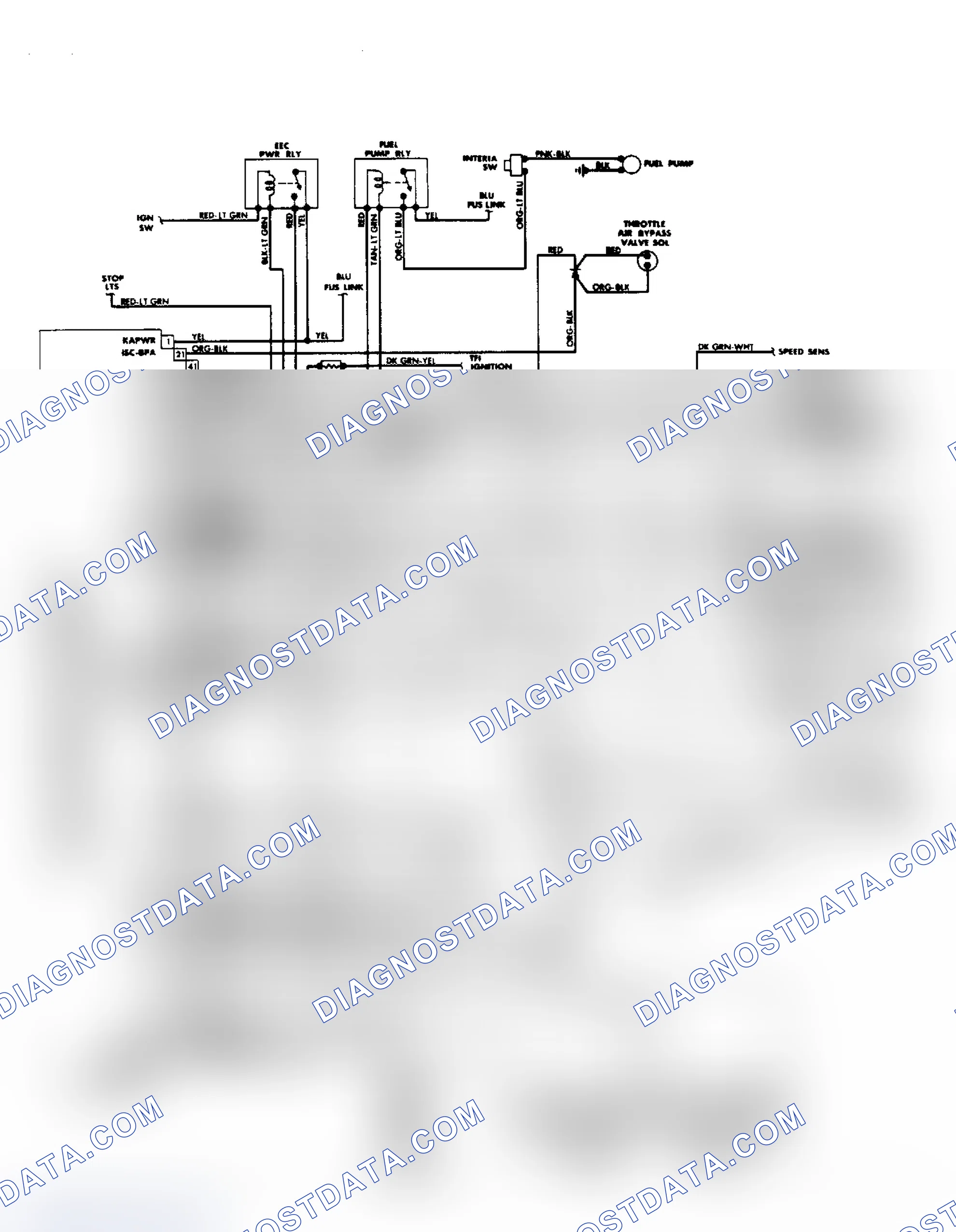 Scheme 79: Aerostar 3.0L EFI EEC-IV Wiring Diagram