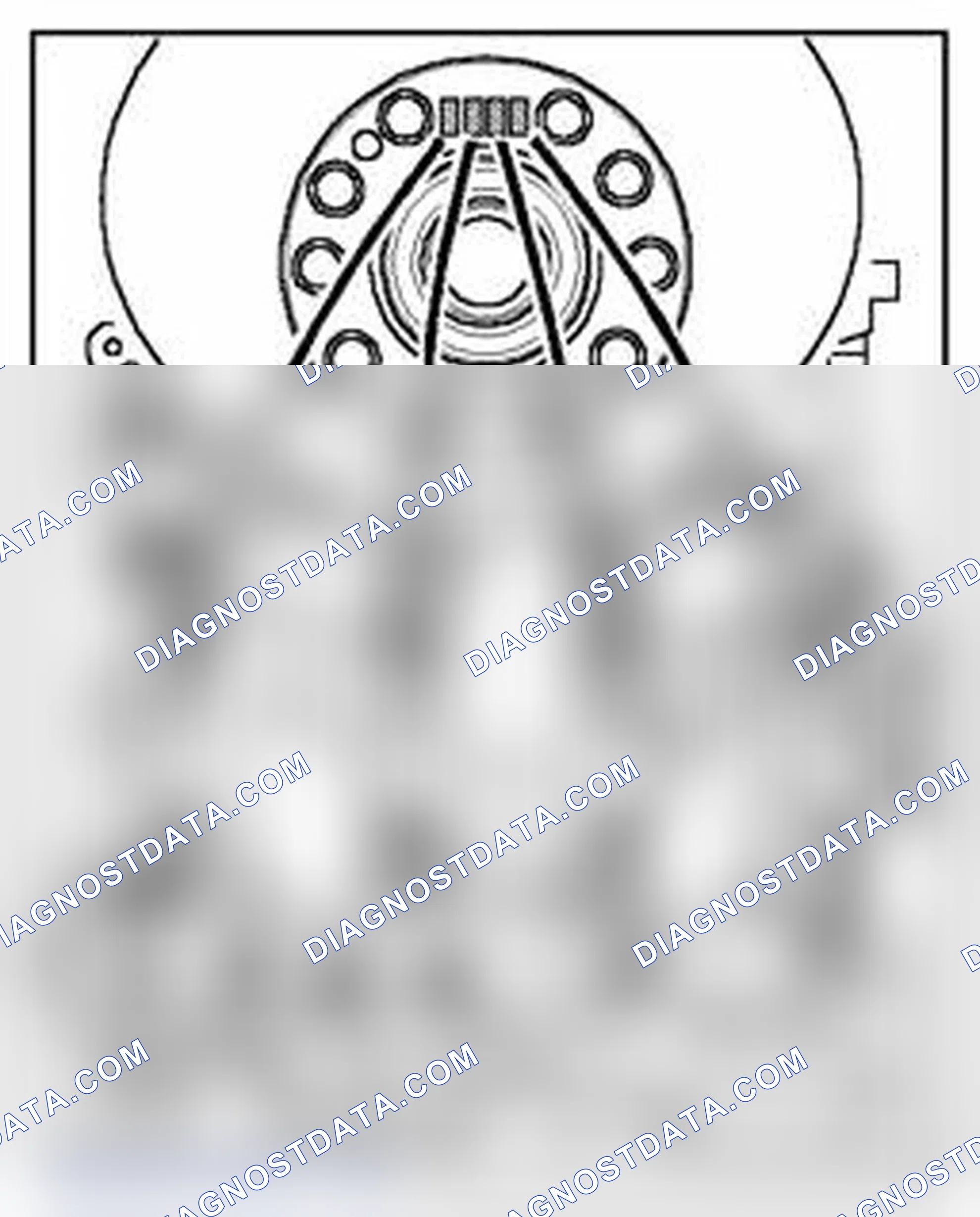 Scheme 194: Allocation of crankshaft bearing shells for guide frame