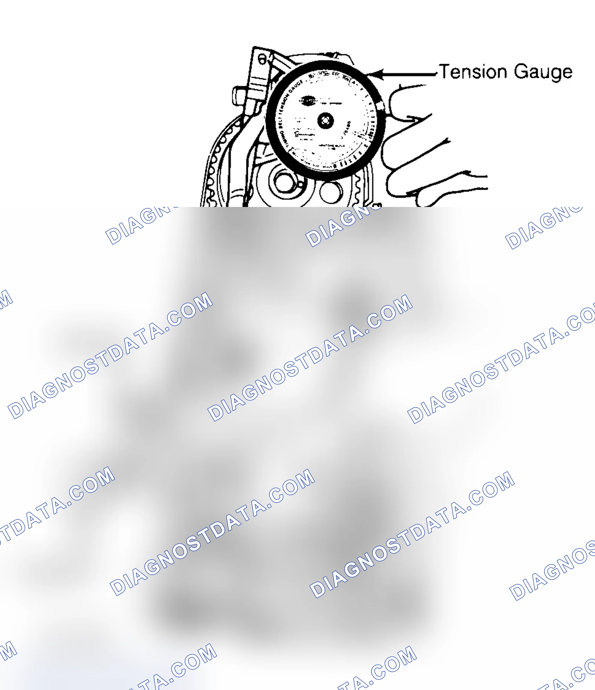 Scheme 28: Adjusting Typical Timing Belt Tension