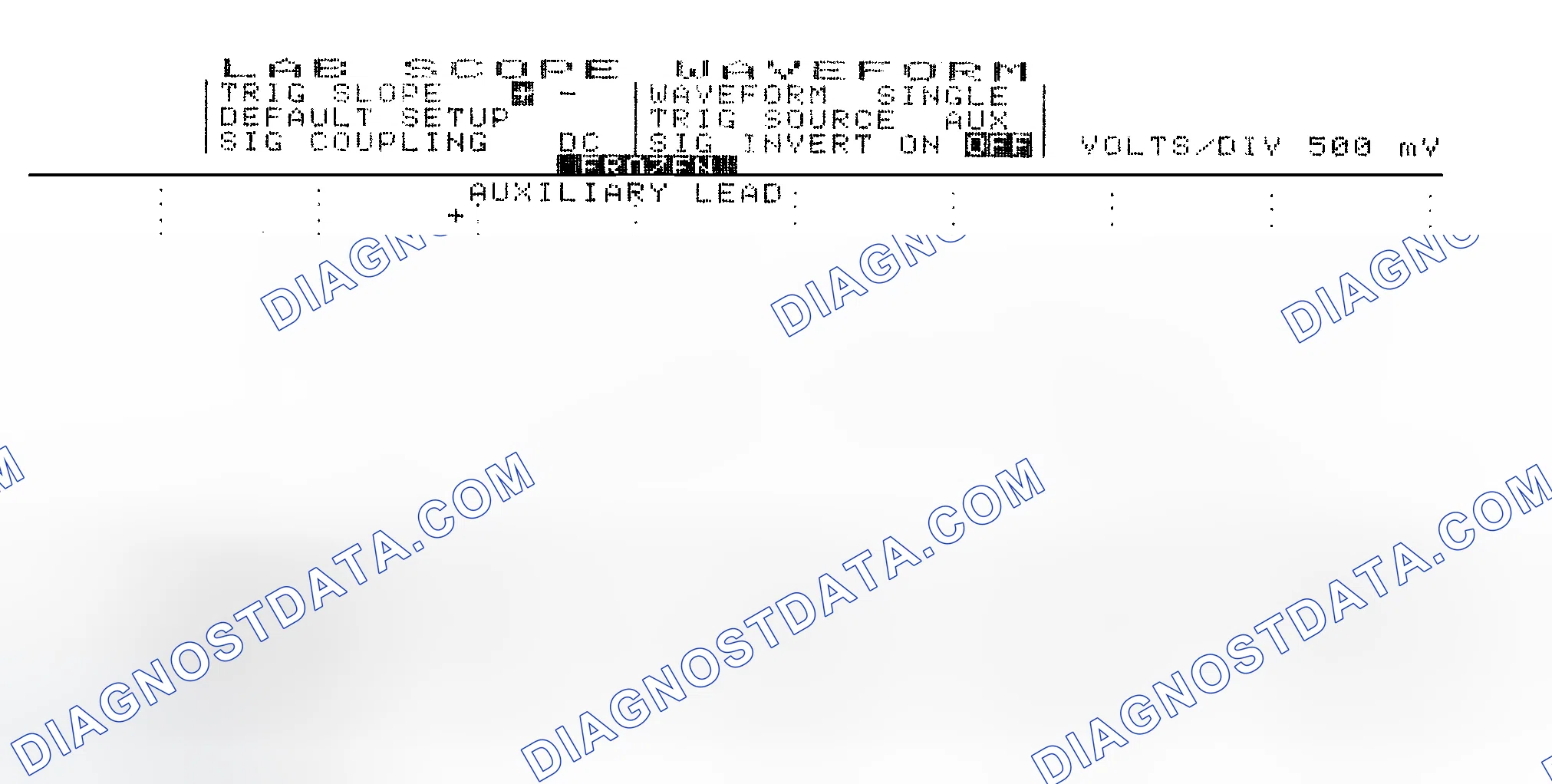 Scheme 14: Single Injector w/Excessive Current Flow - Current Pattern