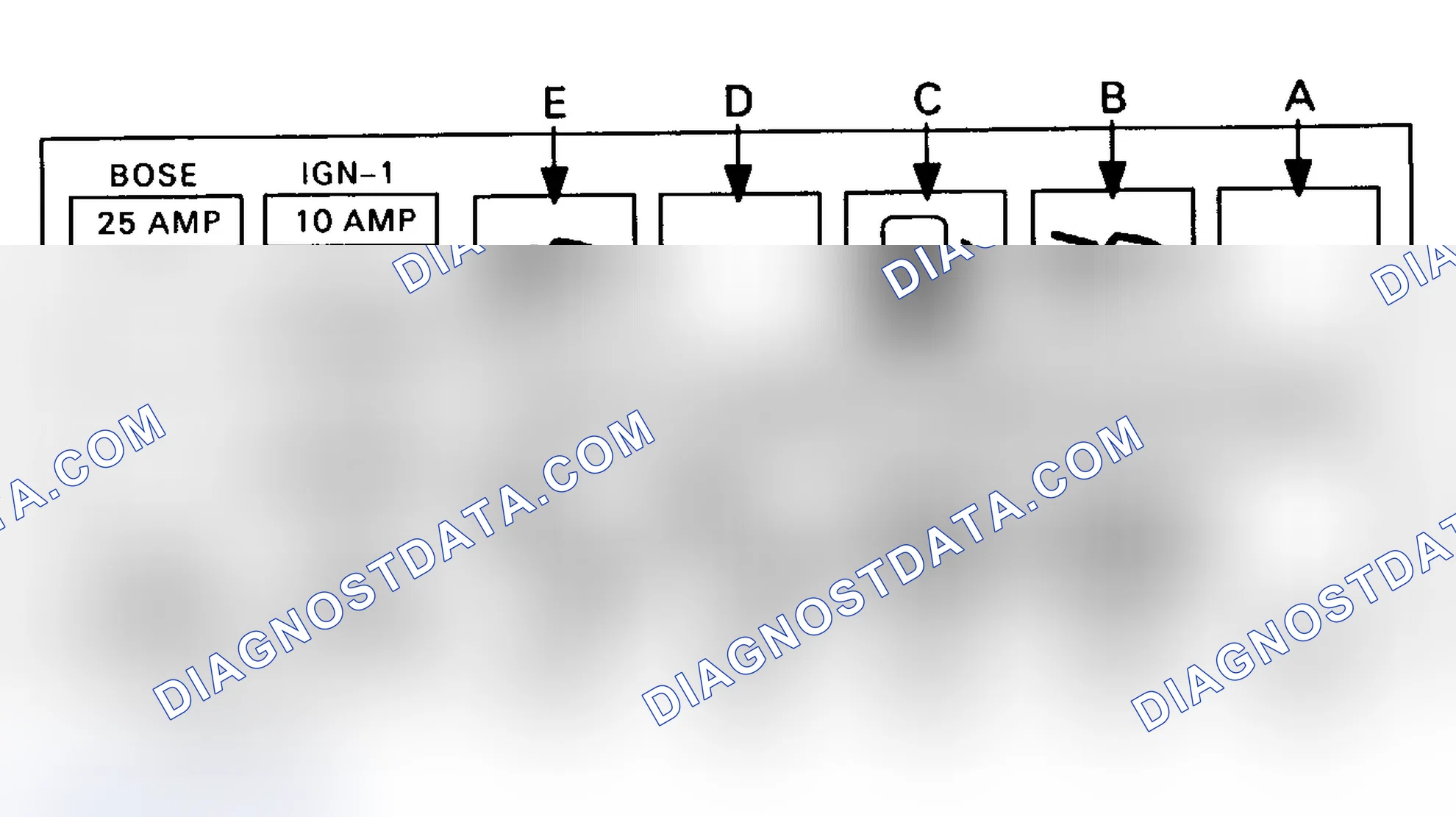 Scheme 11: INTERIOR RELAY CENTER IDENTIFICATION (1990-91 ELDORADO)