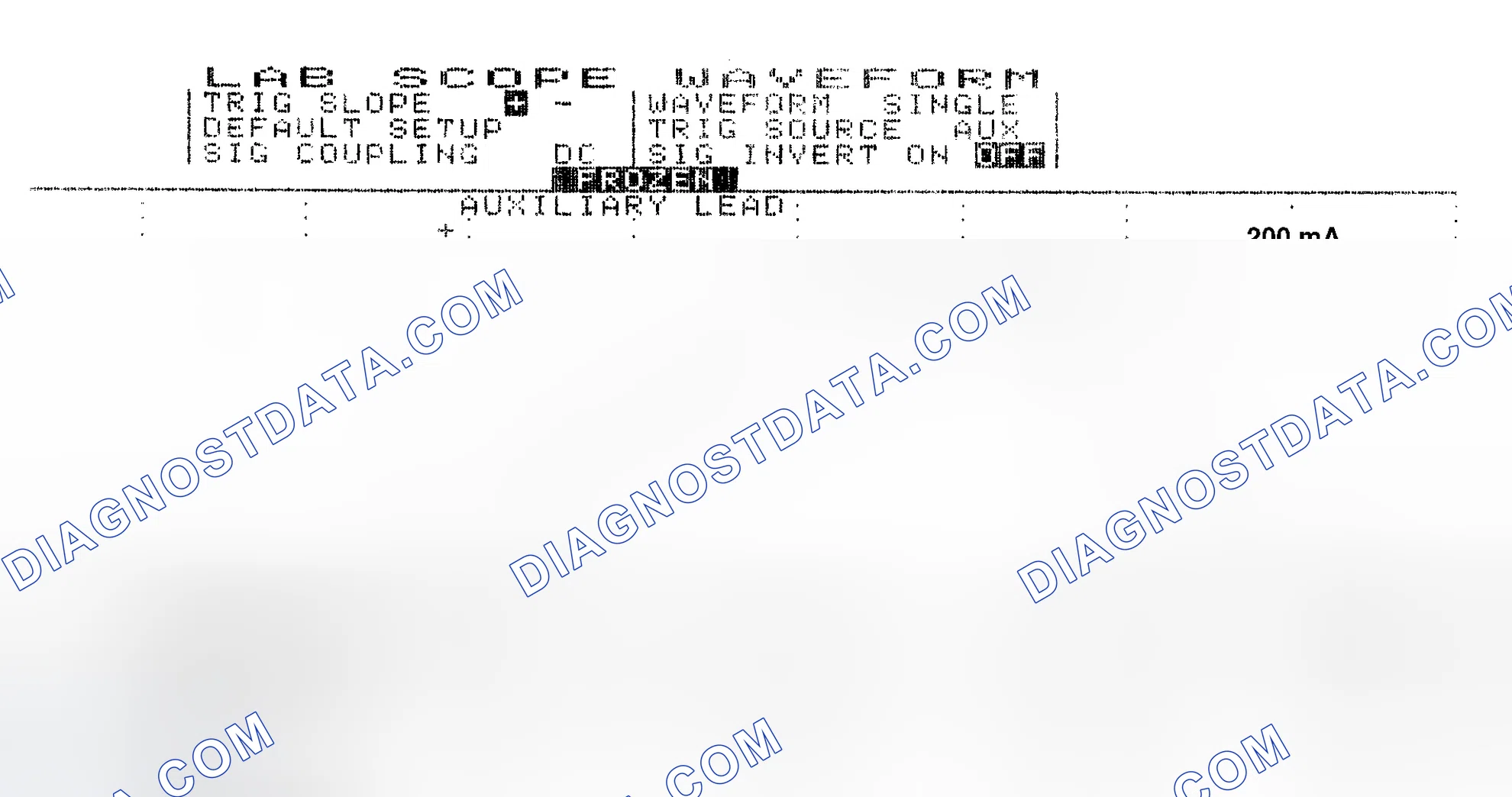 Scheme 13: Single Injector w/Normal Current Flow - Current Pattern