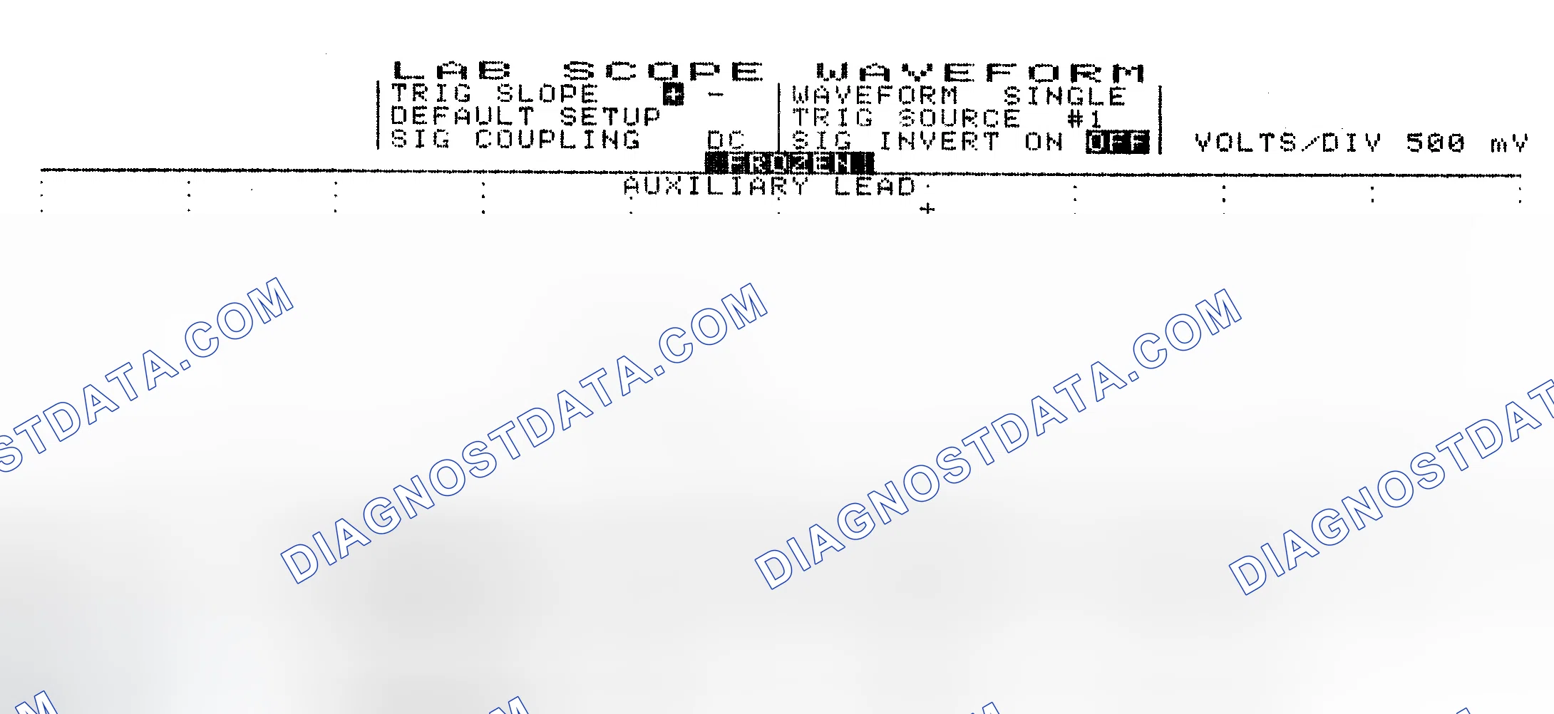Scheme 10: Single Injector w/Excessive Current Flow - Current Pattern