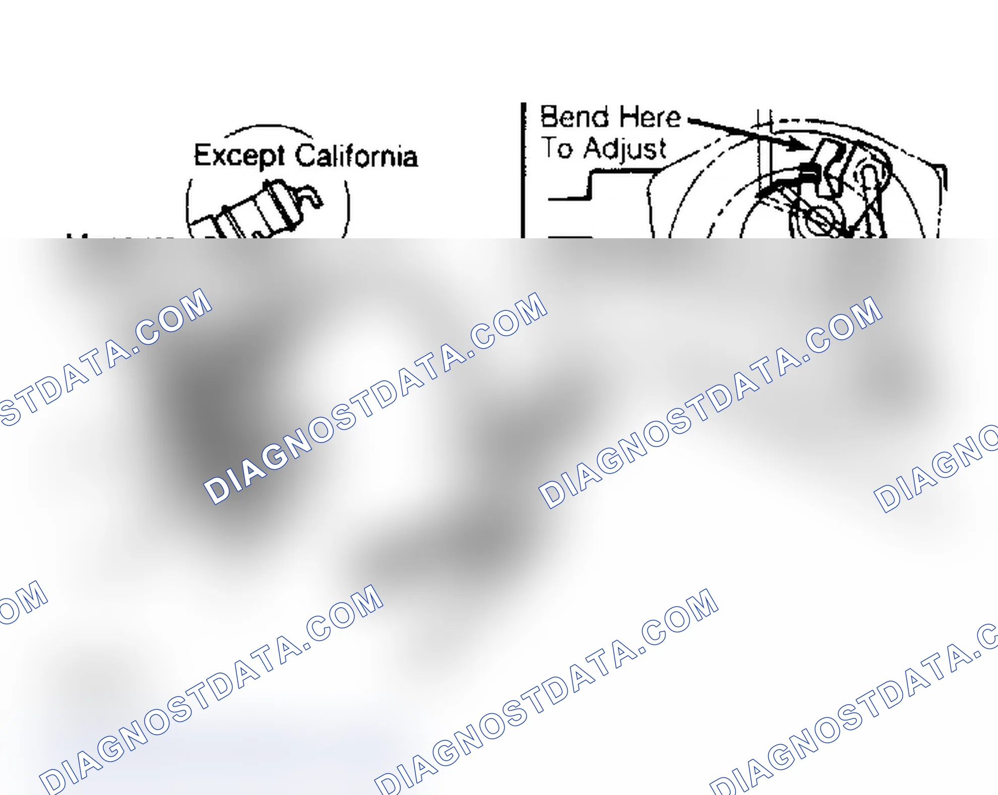 Scheme 30: Choke Diaphragm Adjustment Bend choke lever tab to adjust.