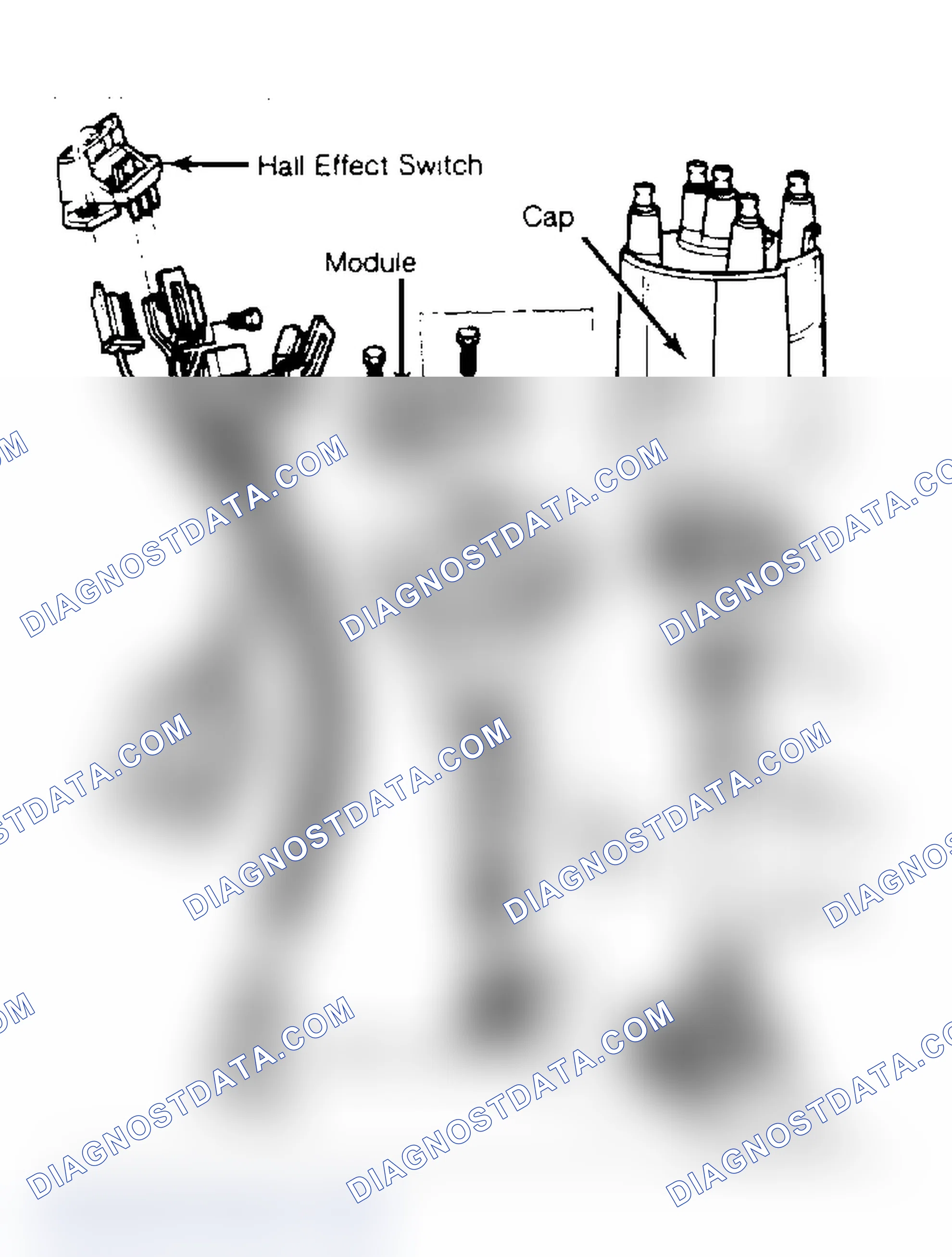Scheme 1: HEI-EST Distributor With Sealed Connector Ignition coil is external (not shown).