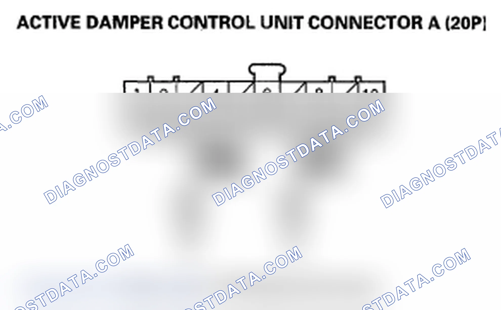 Scheme 28: DTC 2-1: Right-front Suspension Stroke Sensor Circuit High Voltage; DTC 2-3: Right-rear Suspension S