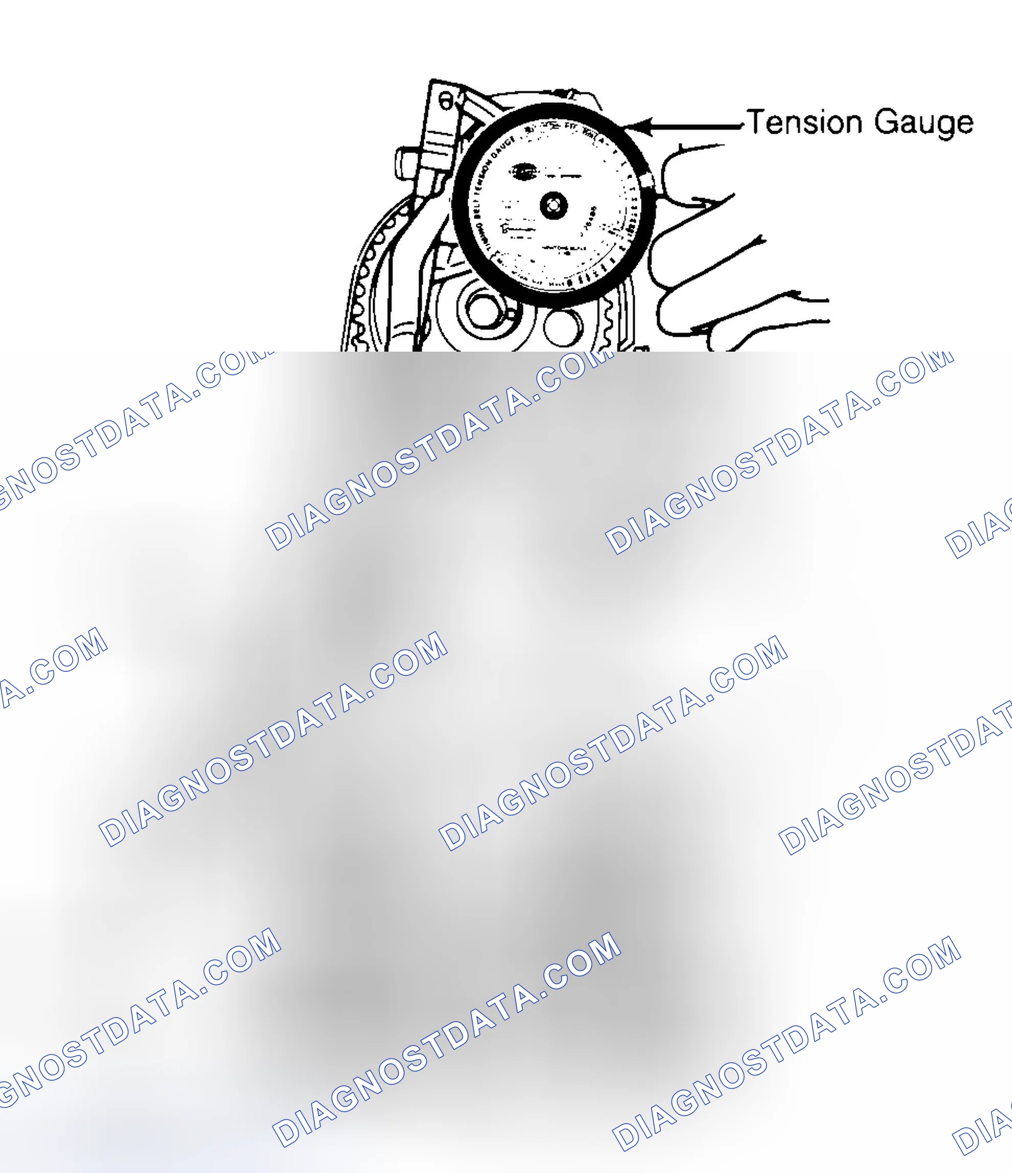 Scheme 3: Adjusting Typical Timing Belt Tension