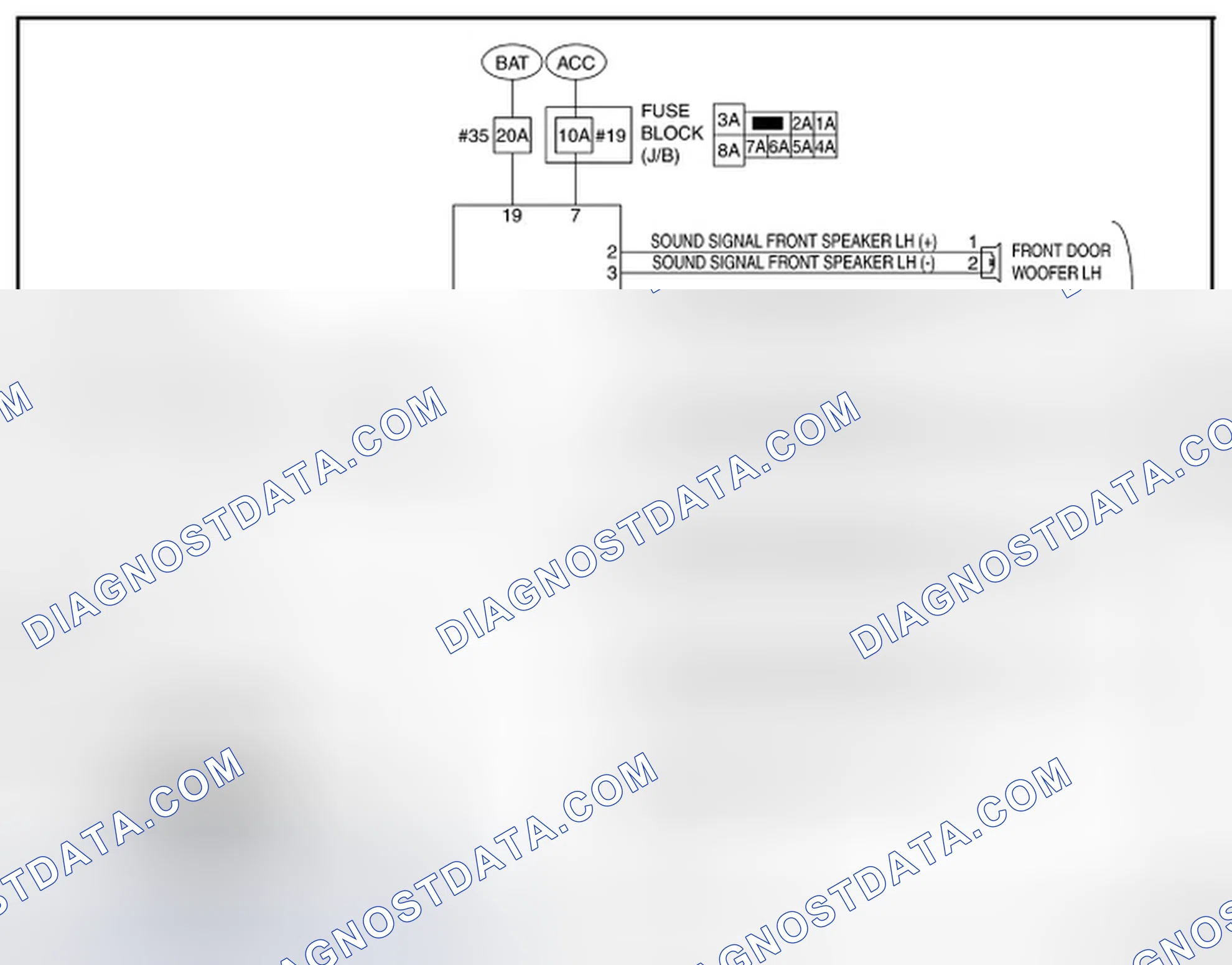 Scheme 386: AUDIO SYSTEM: Circuit Diagram