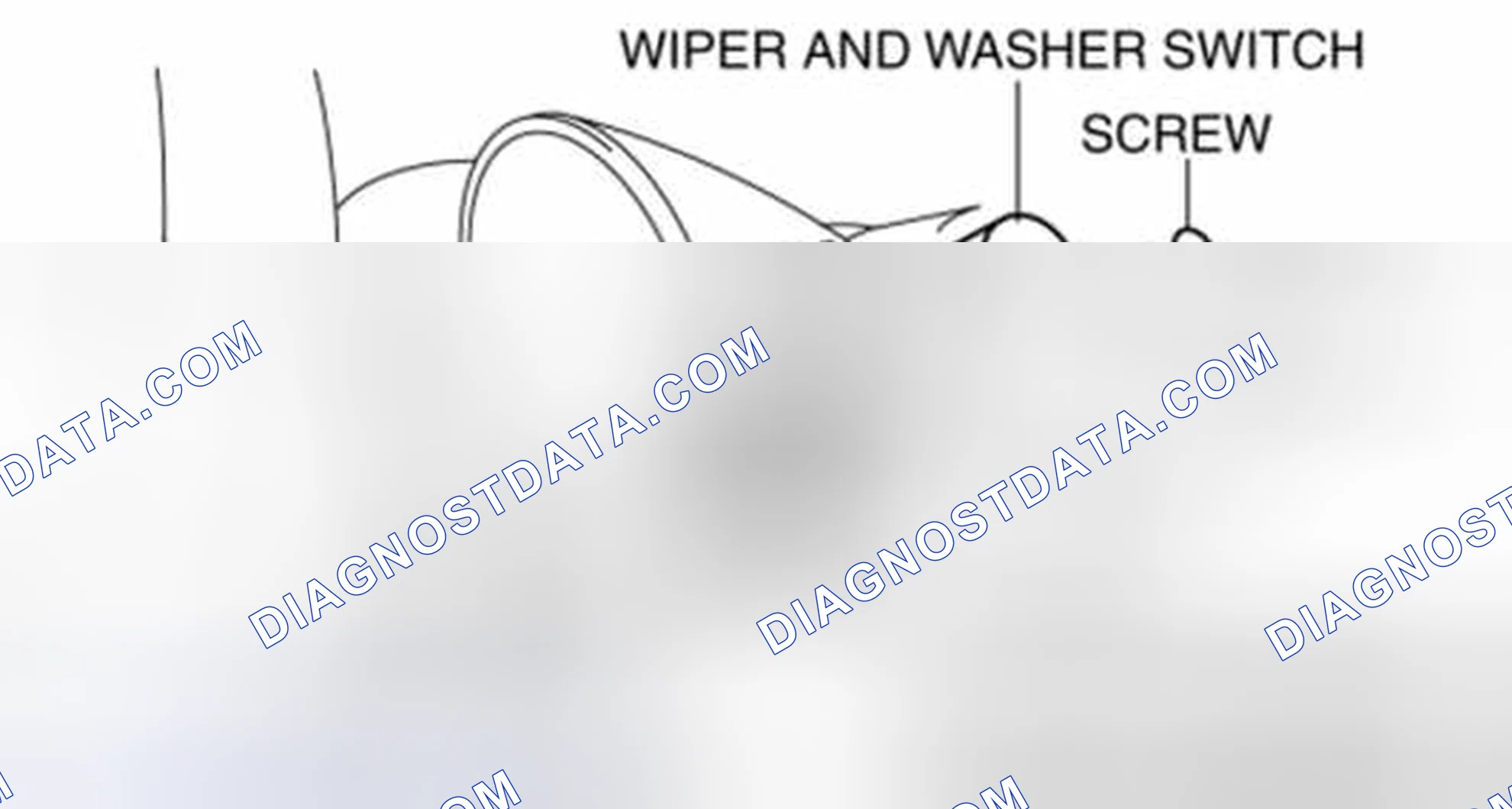 Scheme 38: WIPER AND WASHER SWITCH REMOVAL/INSTALLATION