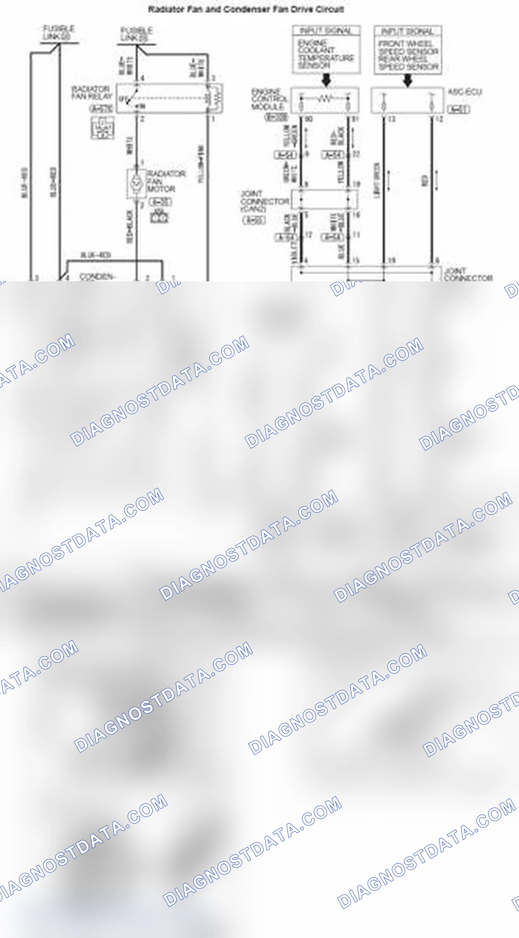 Scheme 6: Inspection Procedure 4: Radiator Fan And Condenser Fan Do Not Operate - 2.0L ENGINE Turbo