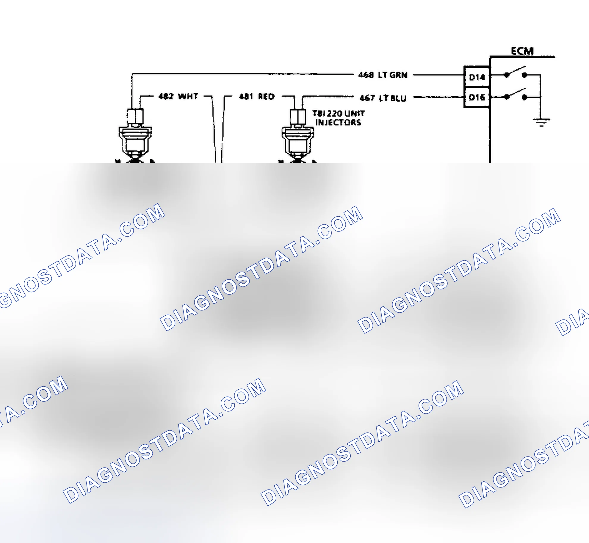 Scheme 9: HEI Ignition & Injector Circuits (2.8L, 4.3L TBI, 5.0L, 5.7L & 7.4L Without 4L80-E Transmission)