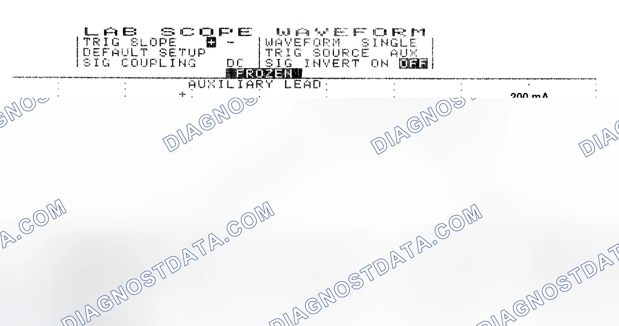 Scheme 13: Single Injector w/Normal Current Flow - Current Pattern