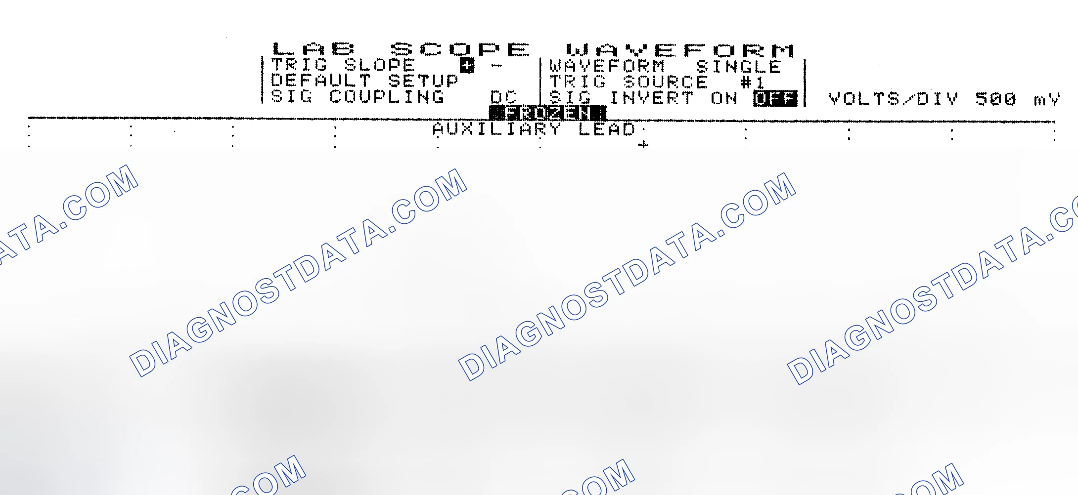 Scheme 10: Single Injector w/Excessive Current Flow - Current Pattern