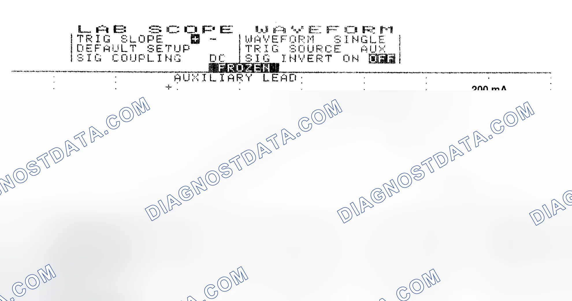 Scheme 13: Single Injector w/Normal Current Flow - Current Pattern