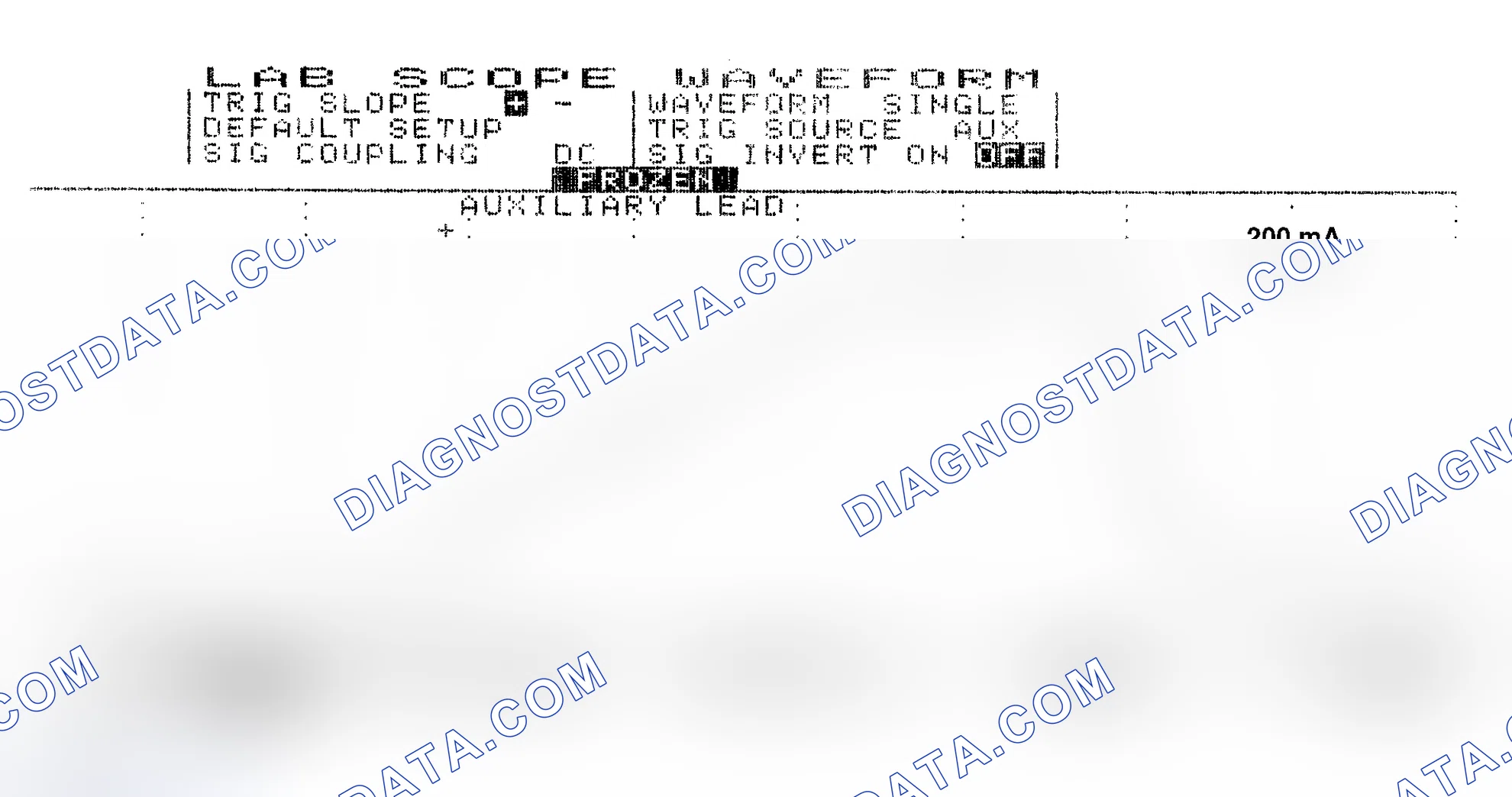 Scheme 13: Single Injector w/Normal Current Flow - Current Pattern
