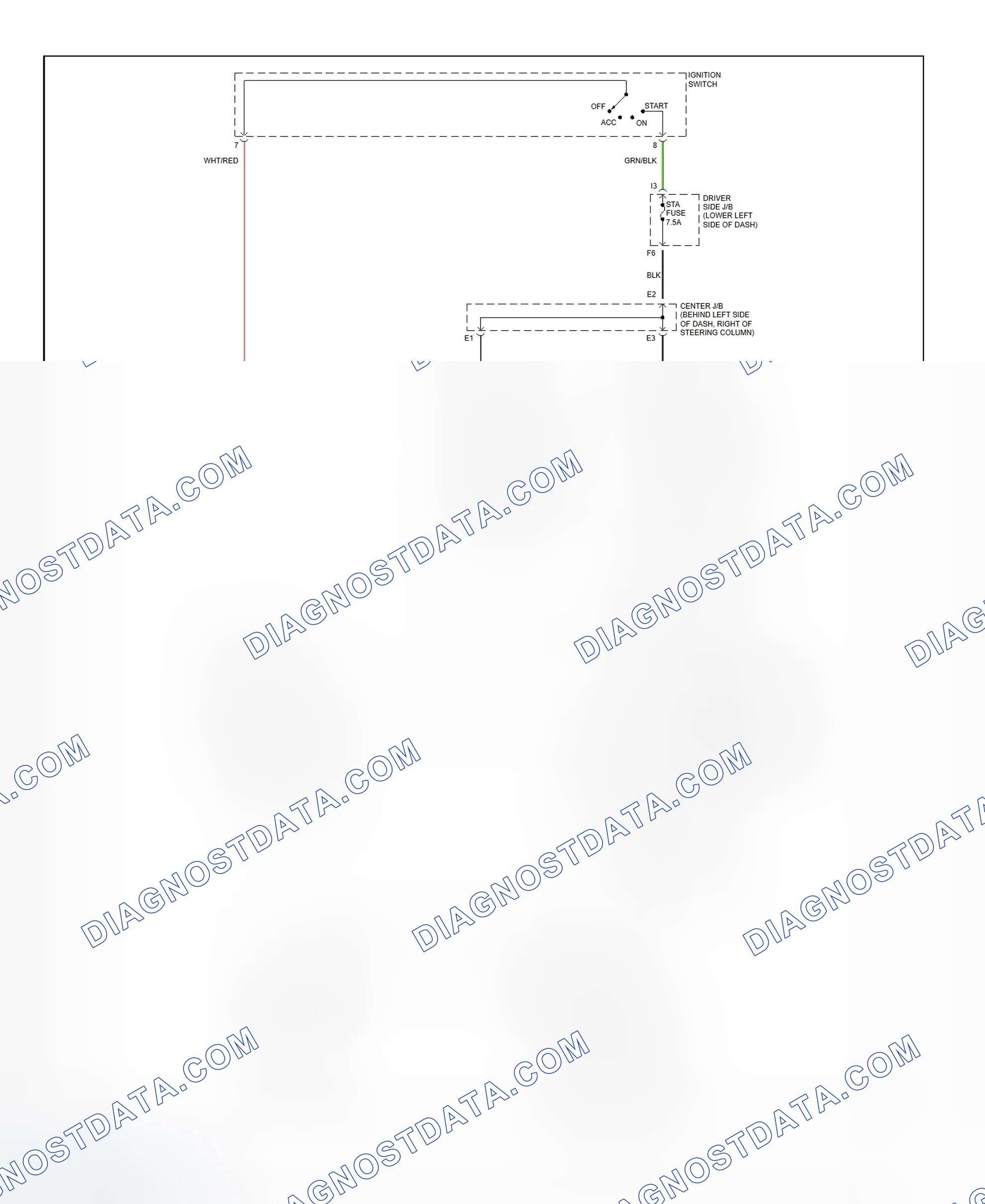 Fig. 35: Starting System Wiring Diagram (4Runner)