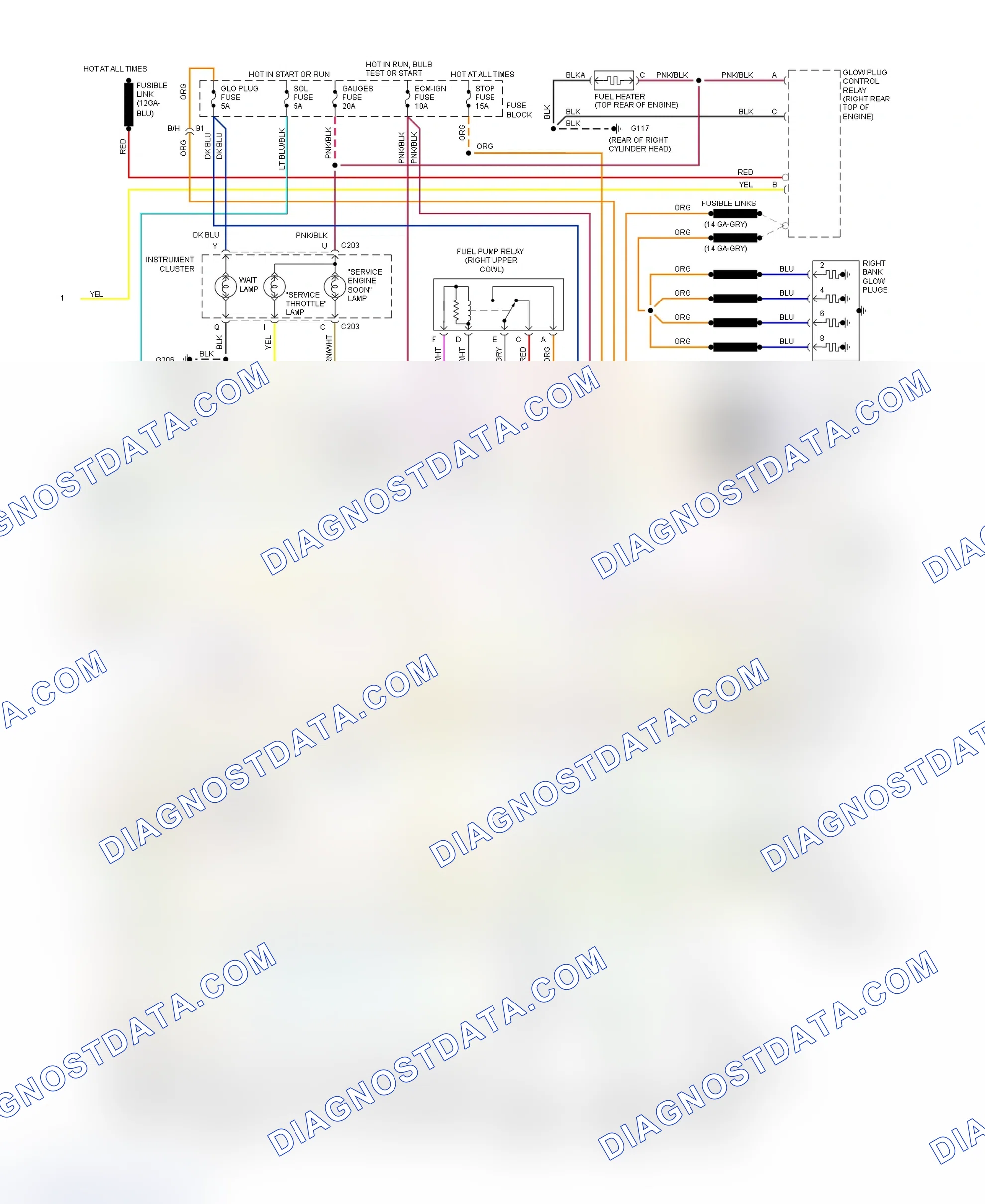 Scheme 391: Wiring Diagram For Blazer, Pickup, Sierra, Suburban & Yukon With 4L80-E (2 Of 2)