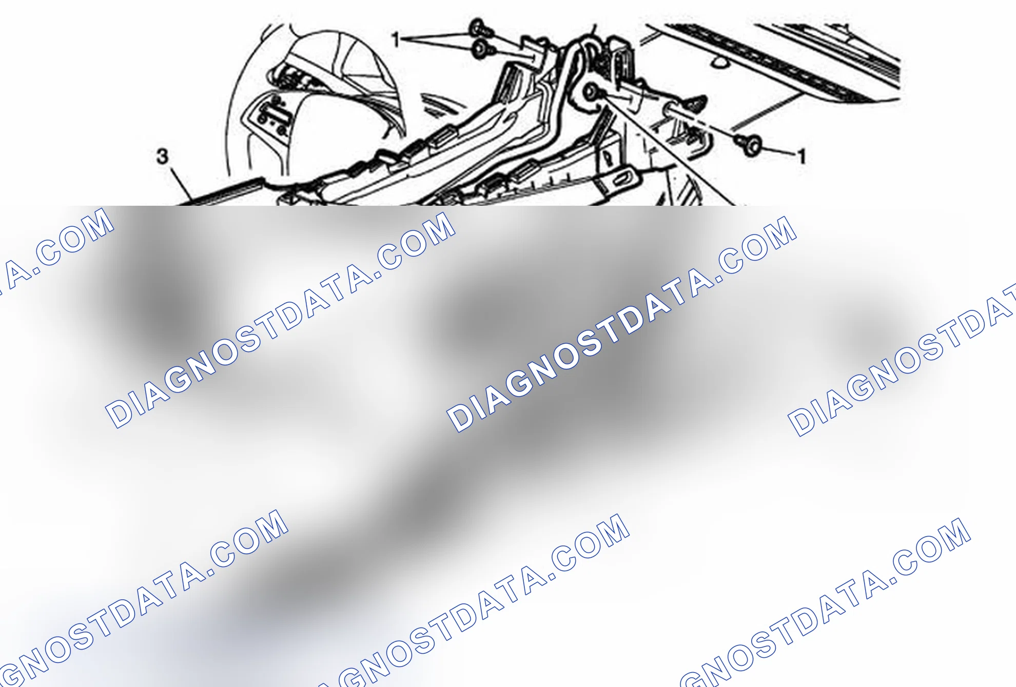 Scheme 125: Front Floor Lower Console Replacement