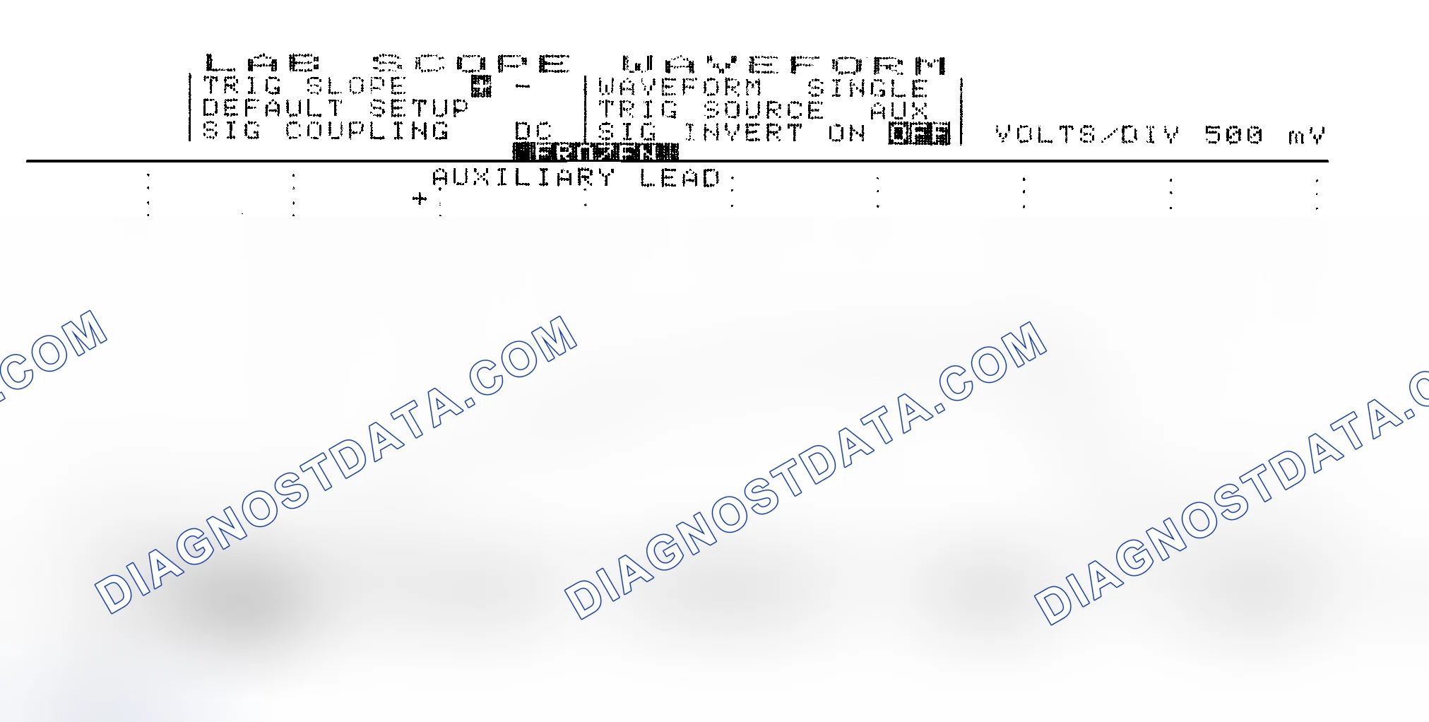 Scheme 14: Single Injector w/Excessive Current Flow - Current Pattern