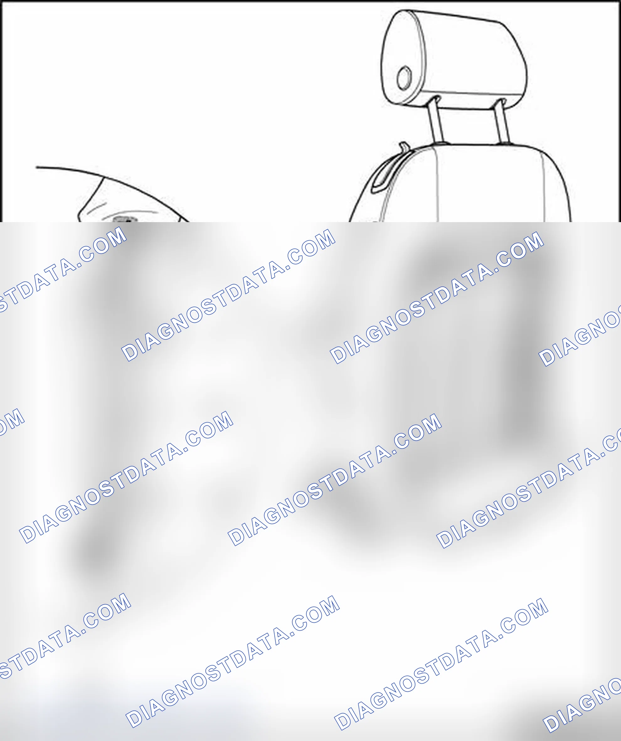 Scheme 208: Side airbag guide, removing and installing