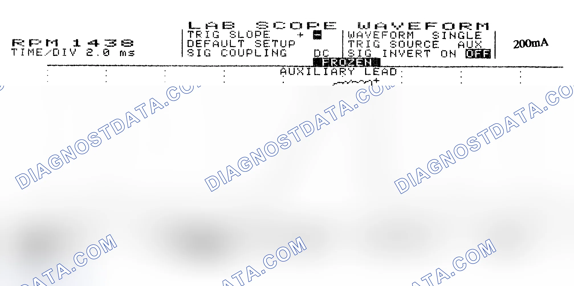 Scheme 15: Single Injector w/Normal Current Flow - Current Pattern