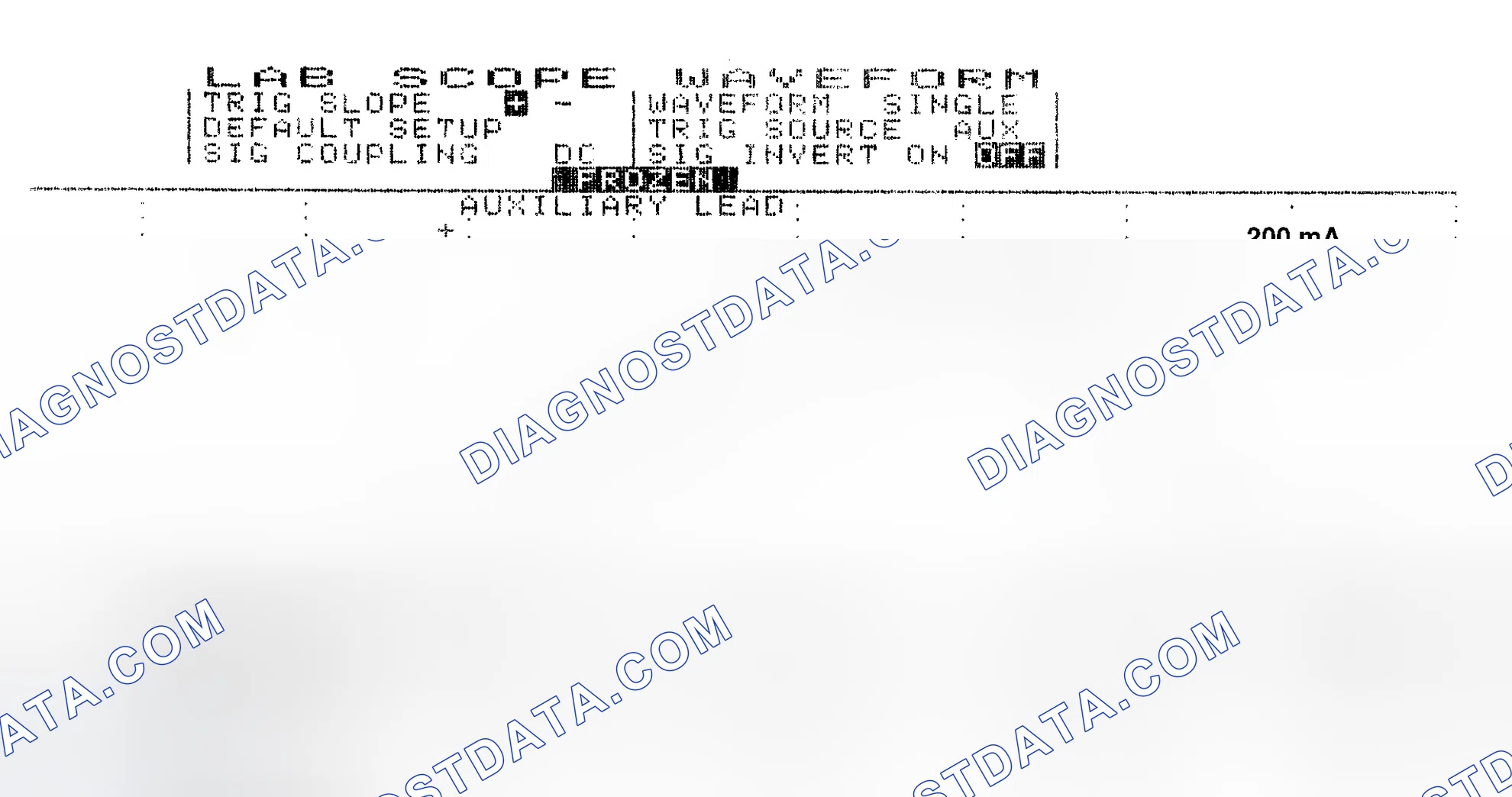 Scheme 13: Single Injector w/Normal Current Flow - Current Pattern