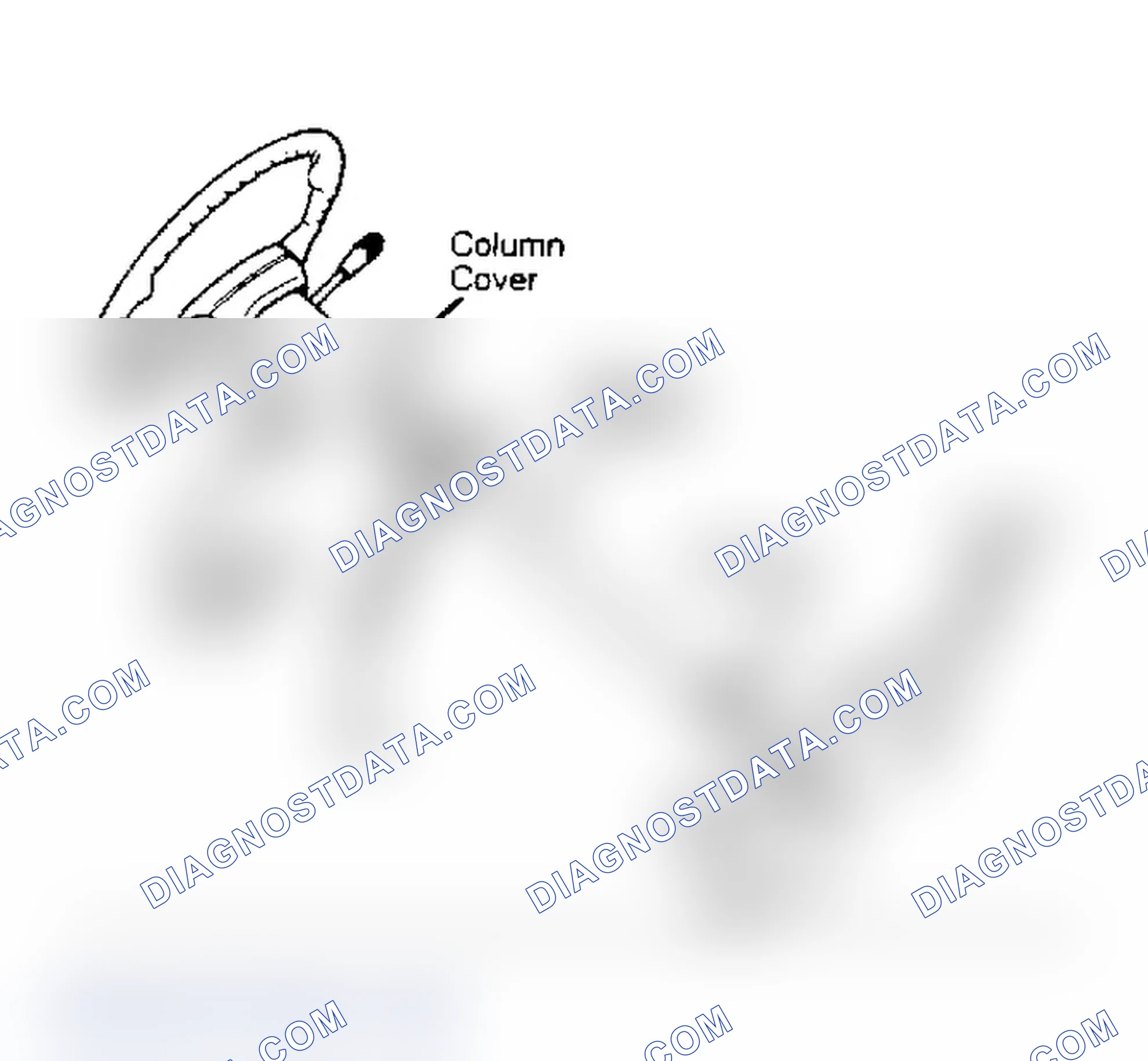 Scheme 2: Exploded View of Land Cruiser, 4 Runner & Van Tilt Wheel Steering Column