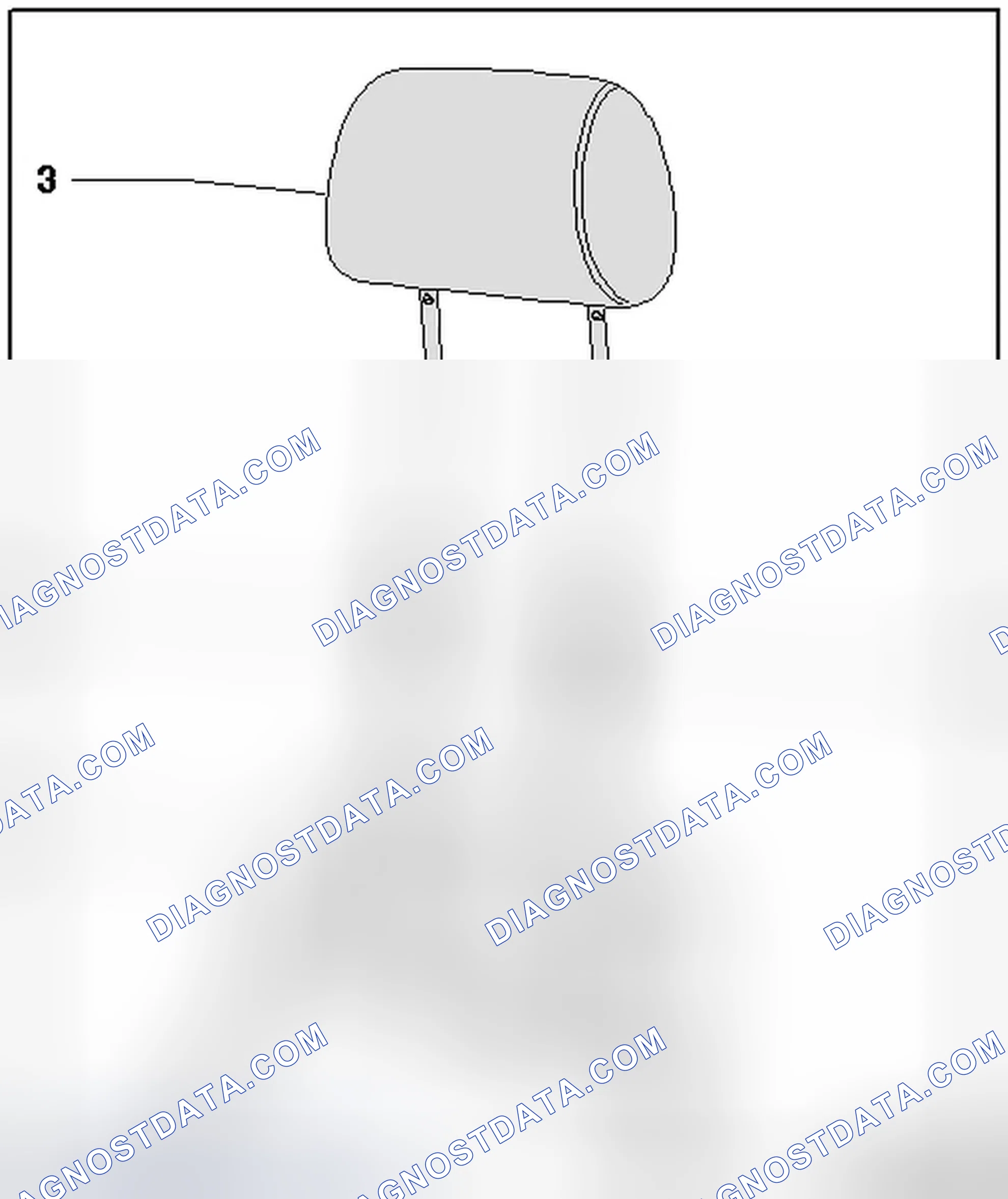 Scheme 41: HEADREST COMPONENT OVERVIEW